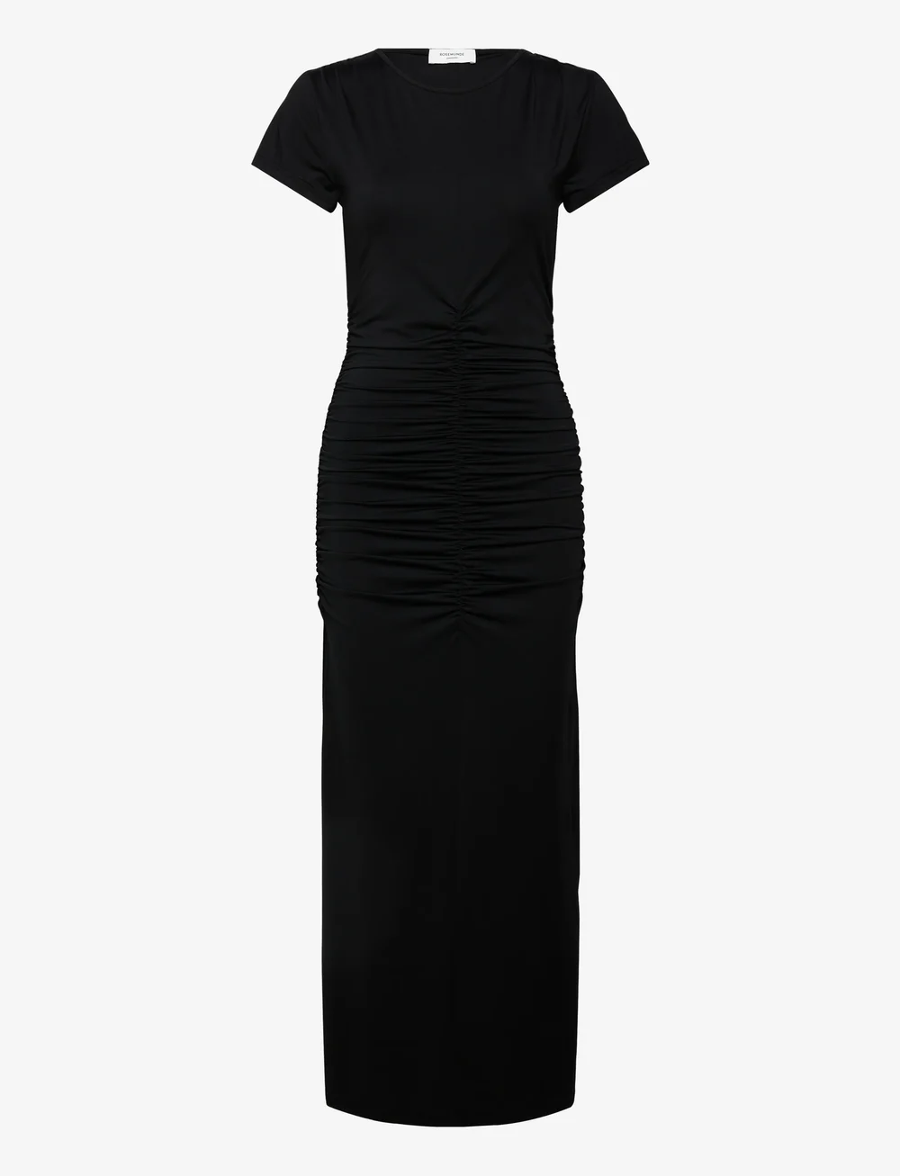 Rosemunde - RWBillie Capsleeve Long Dress - maxiklänningar - black - 0