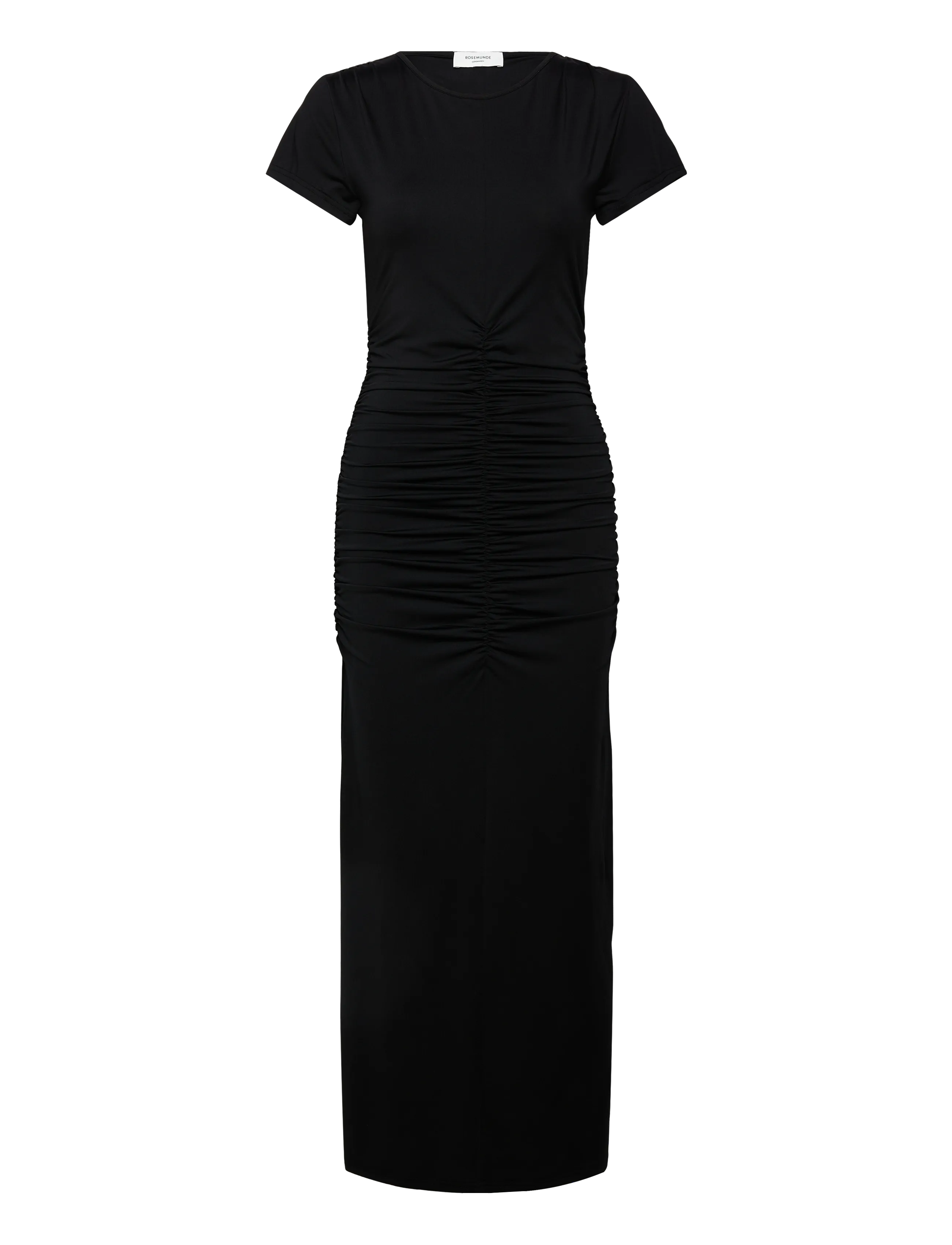 Rosemunde RWBillie Capsleeve Long Dress - Kjoler - BLACK / black