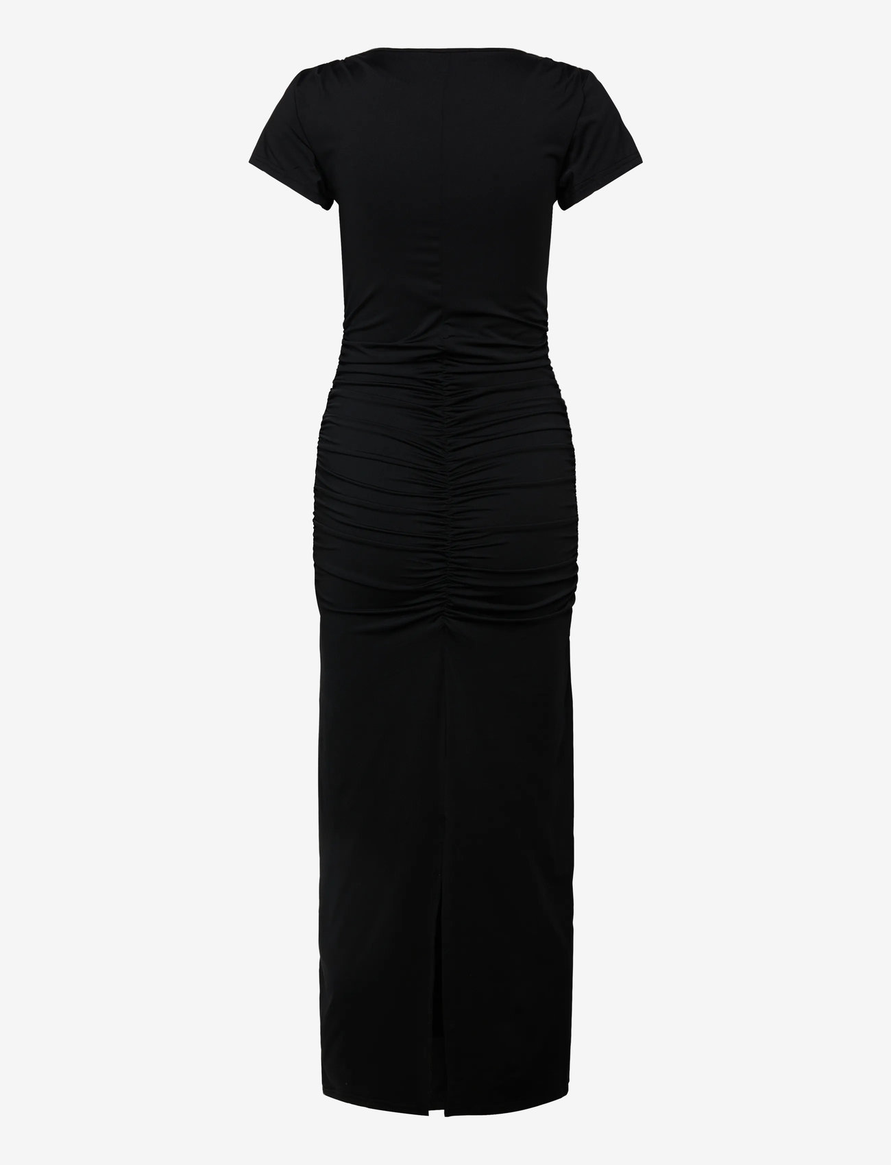 Rosemunde - RWBillie Capsleeve Long Dress - maxiklänningar - black - 1