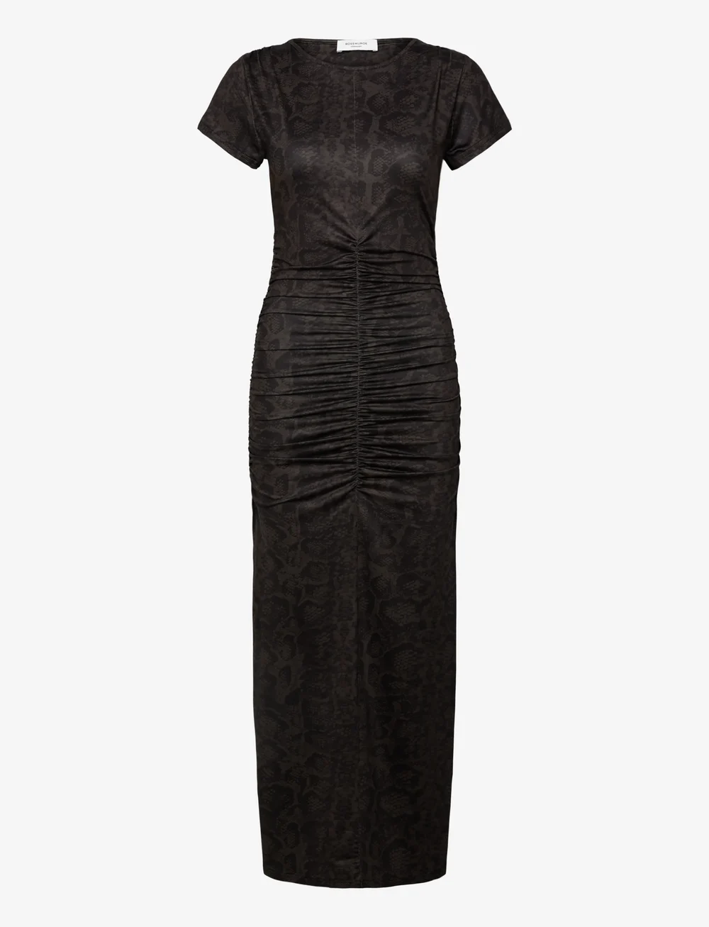 Rosemunde - RWBillie Capsleeve Long Dress - maxi kjoler - brown snake print - 1