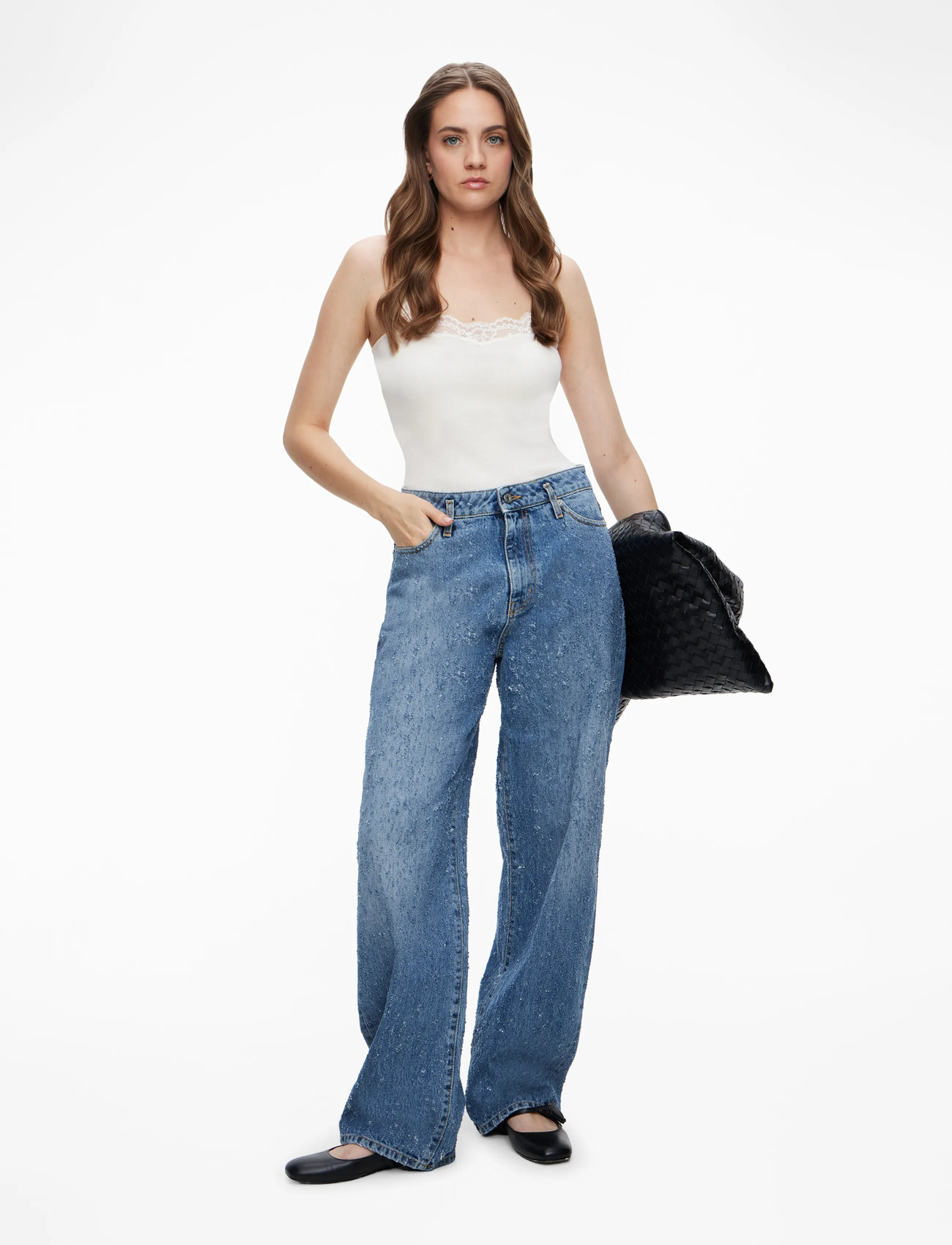 Rosemunde - RWBernadine Organic SL Strap Lace T - tanktops - ivory - 2