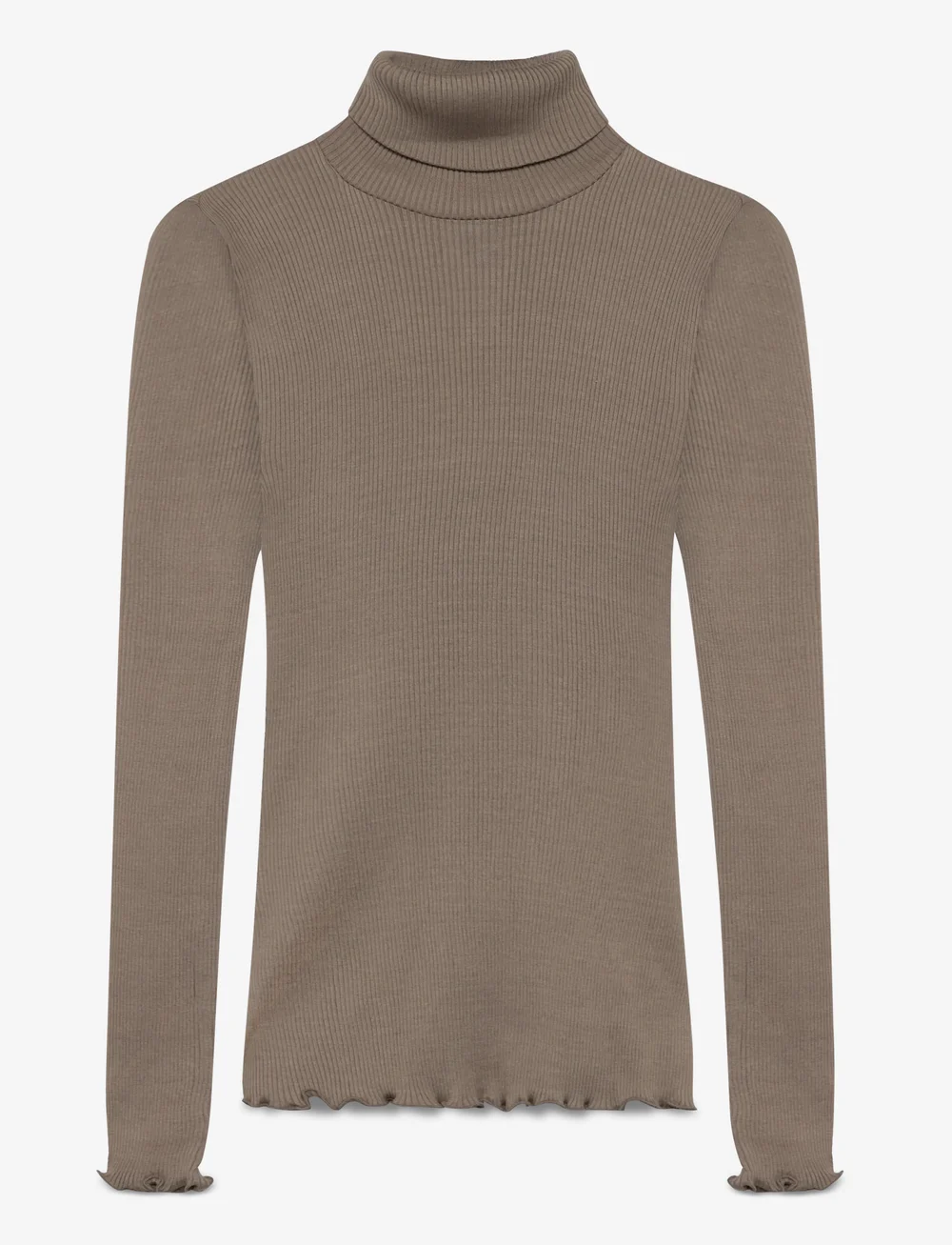 Rosemunde - RWBeatha Silk LS Rollneck T-shirt - rullekraver - falcon - 1