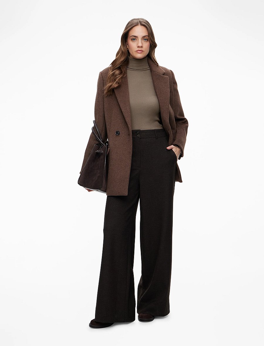 Rosemunde - RWBeatha Silk LS Rollneck T-shirt - langærmede toppe - falcon - 2