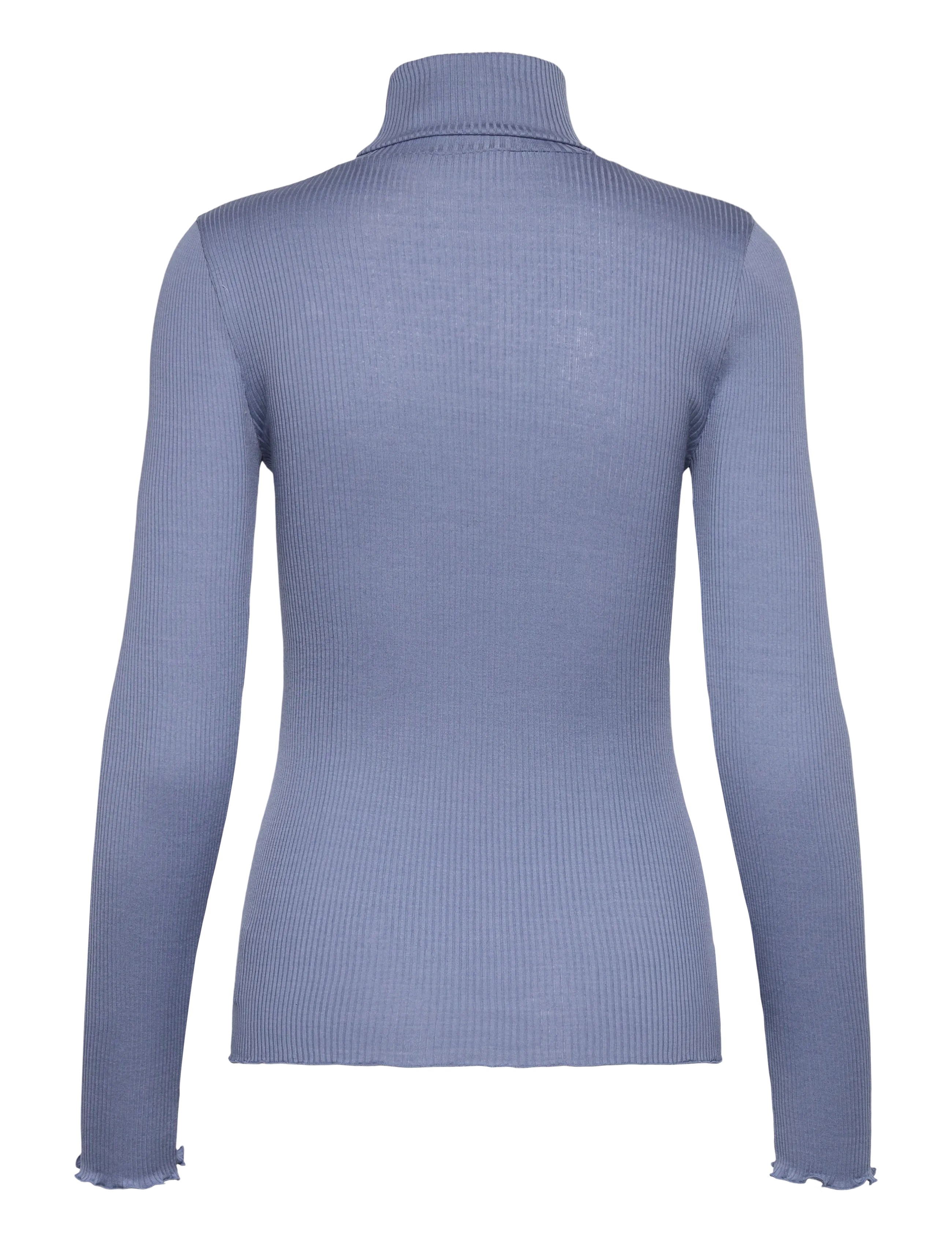 Rosemunde - RWBeatha Silk LS Rollneck T-shirt - langærmede toppe - infinity - 1