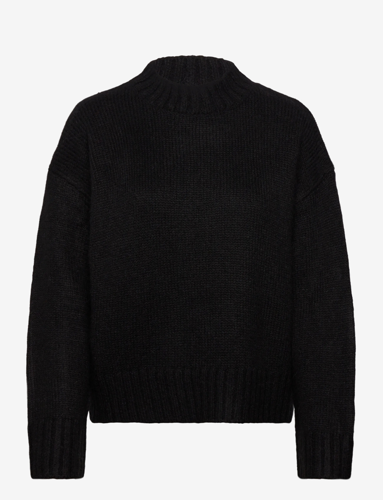 Rosemunde - RWTulip Wool Blend LS Turtleneck Pl - jumpers - black - 0