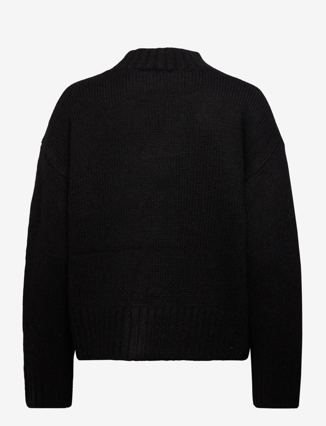 Rosemunde - RWTulip Wool Blend LS Turtleneck Pl - jumpers - black - 1