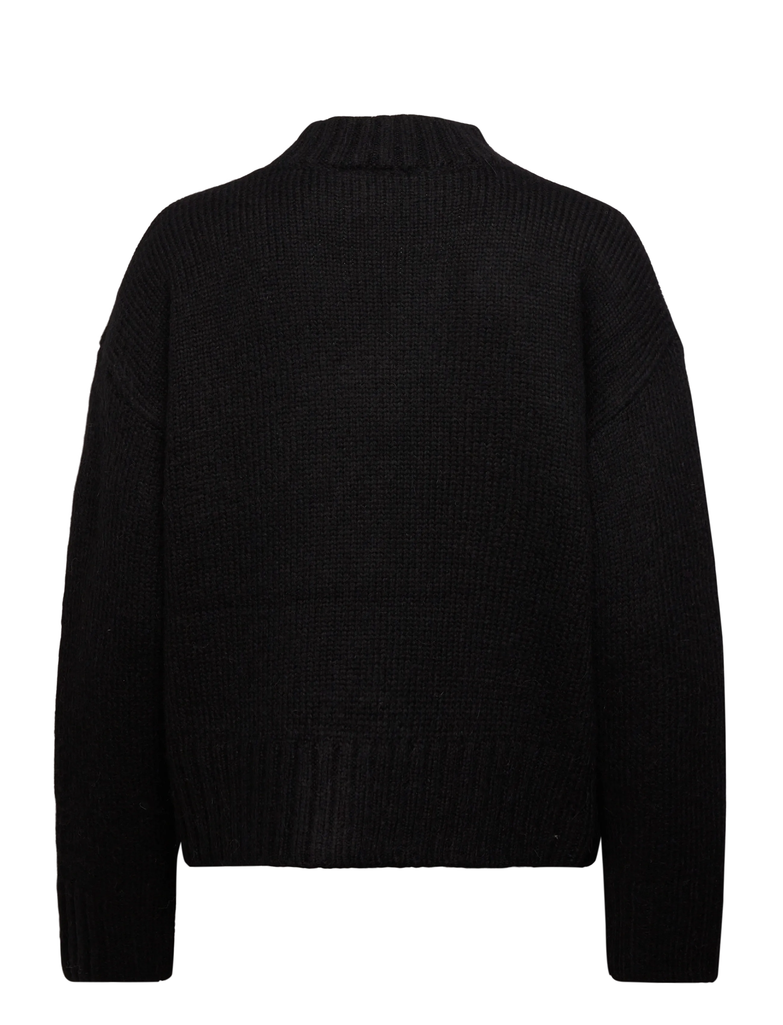 Rosemunde - RWTulip Wool Blend LS Turtleneck Pl - jumpers - black - 1