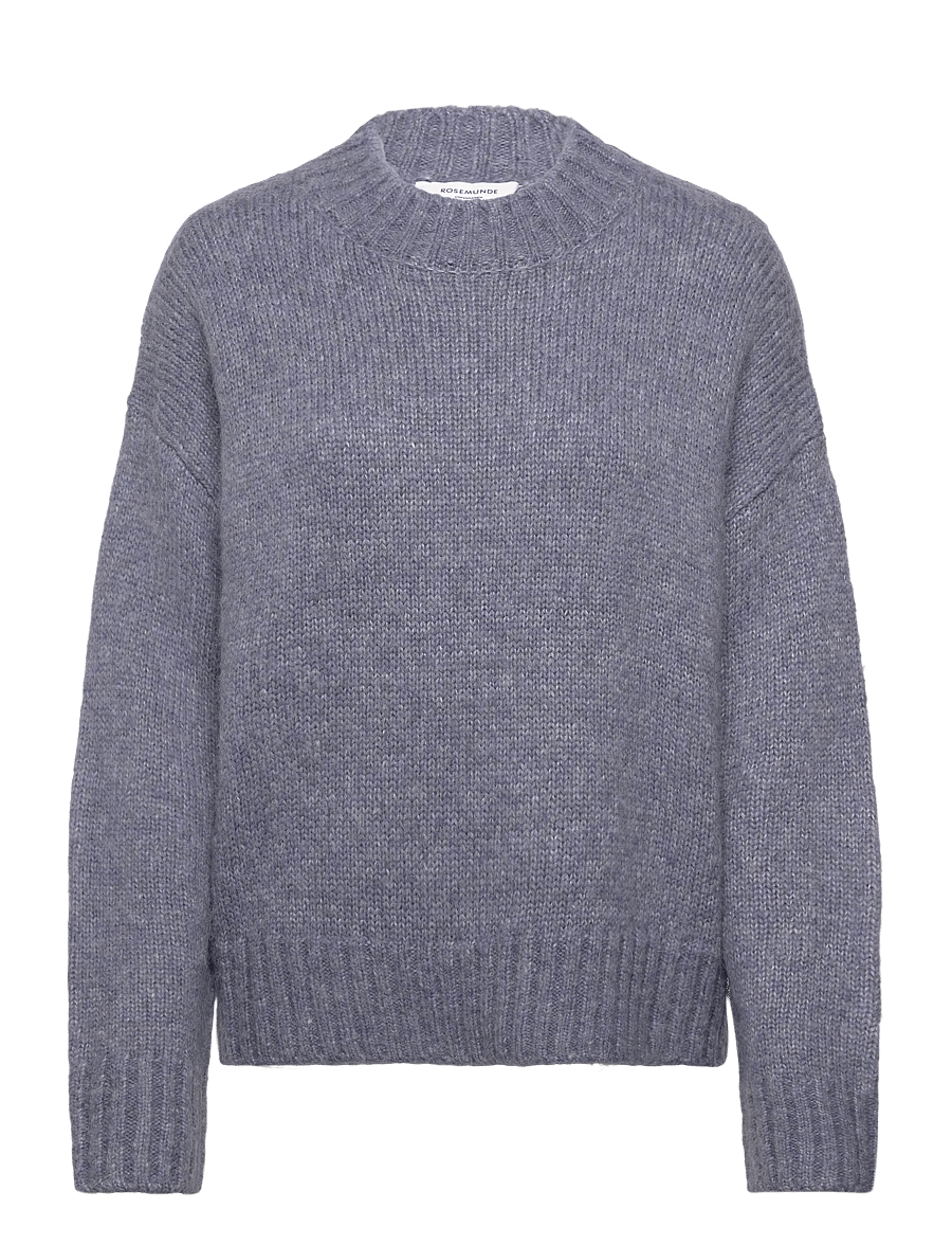 Rosemunde - RWTulip Wool Blend LS Turtleneck Pl - striktrøjer - infinity melange - 0
