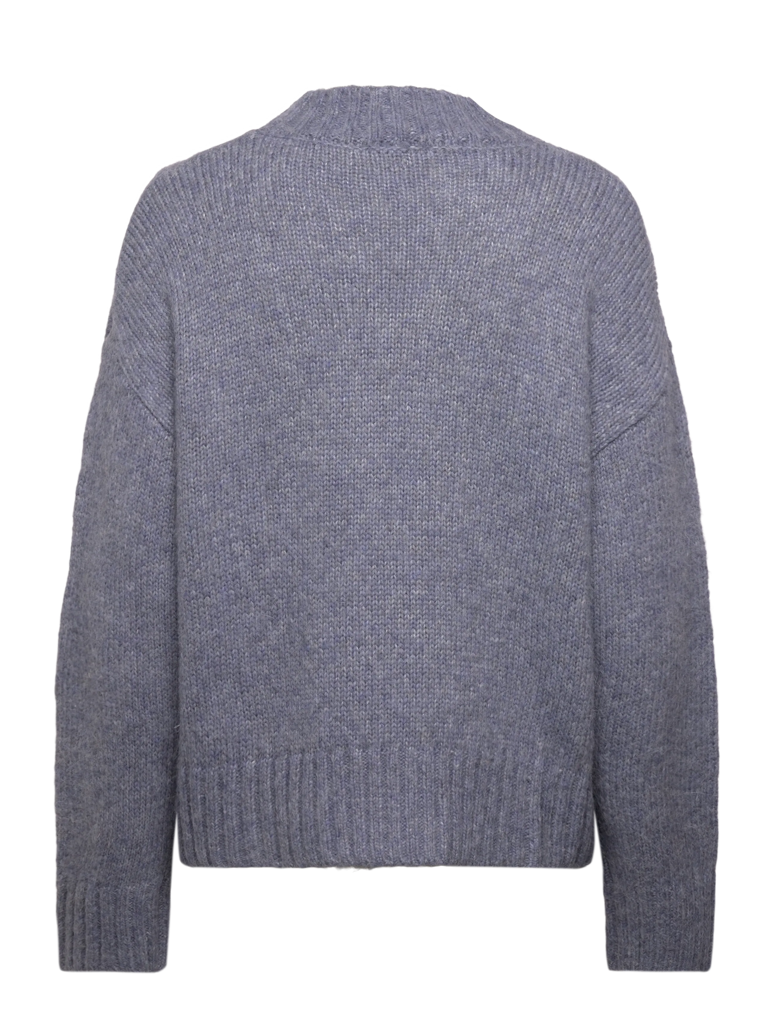 Rosemunde - RWTulip Wool Blend LS Turtleneck Pl - stickade tröjor - infinity melange - 1