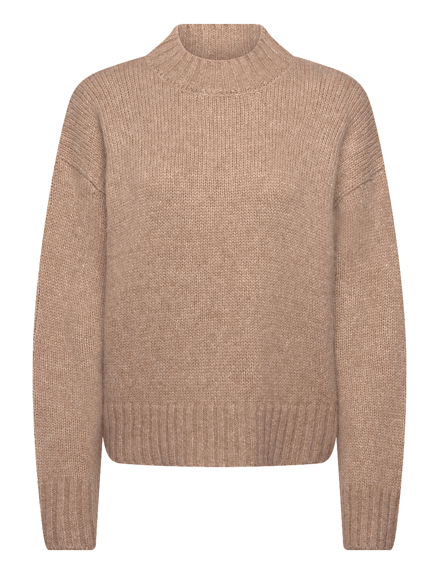 Rosemunde - RWTulip Wool Blend LS Turtleneck Pl - pullover - silver mink melange - 0