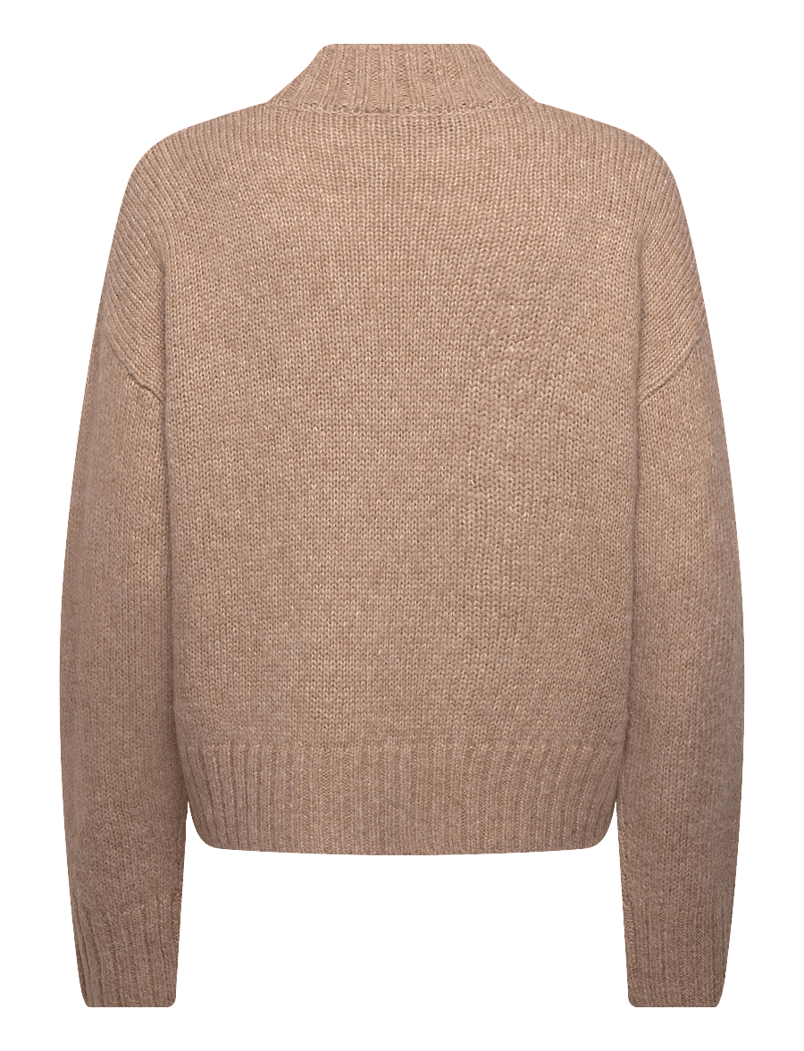 Rosemunde - RWTulip Wool Blend LS Turtleneck Pl - pullover - silver mink melange - 1