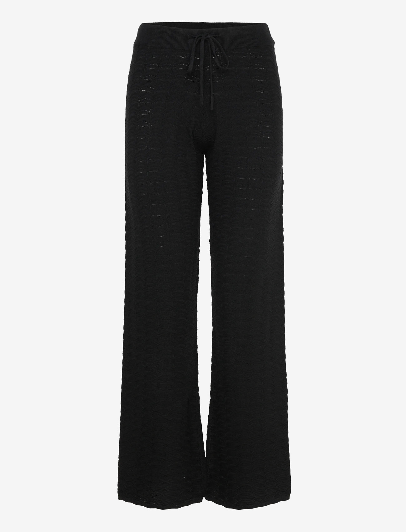 Rosemunde - RWSanna MW Straight Trousers - pyjamahose - black w/ black stripe - 1