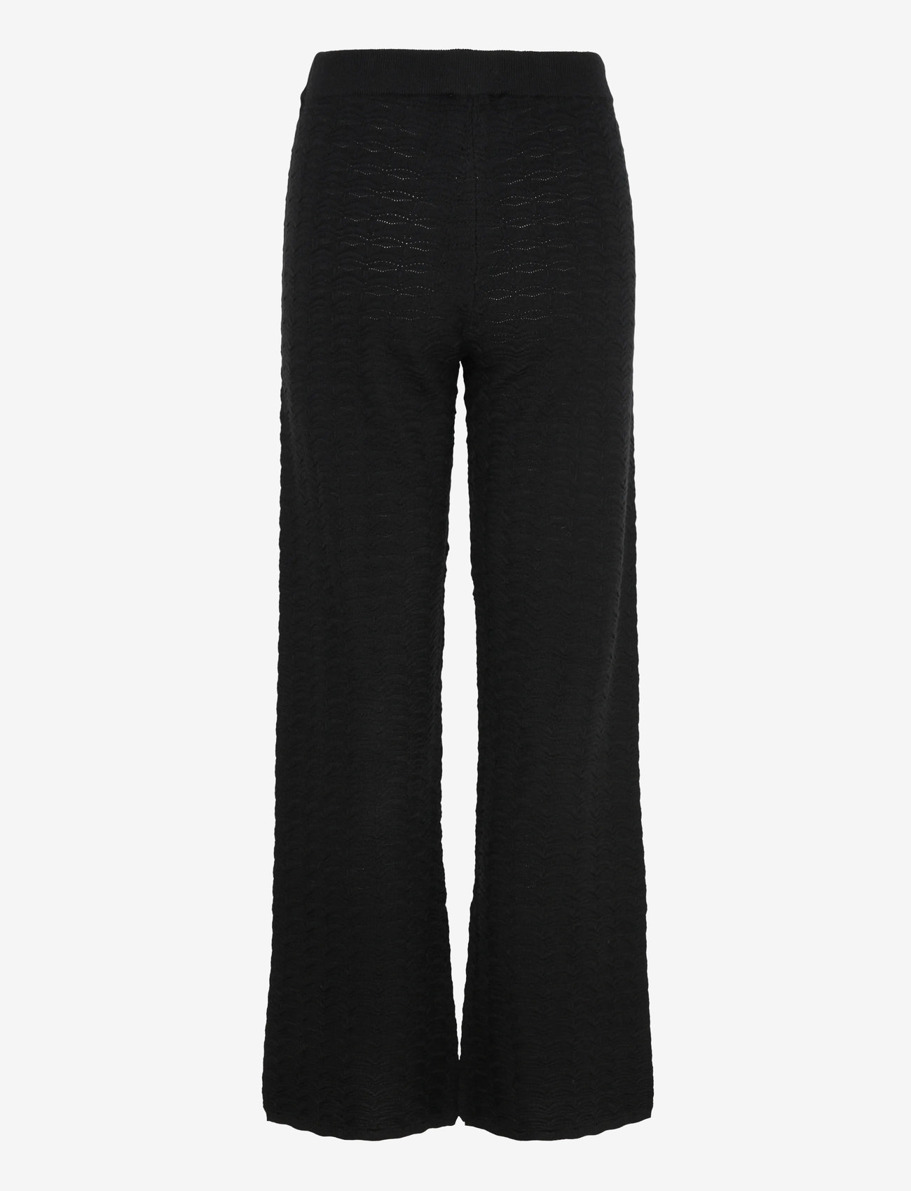 Rosemunde - RWSanna MW Straight Trousers - pyjamahose - black w/ black stripe - 2