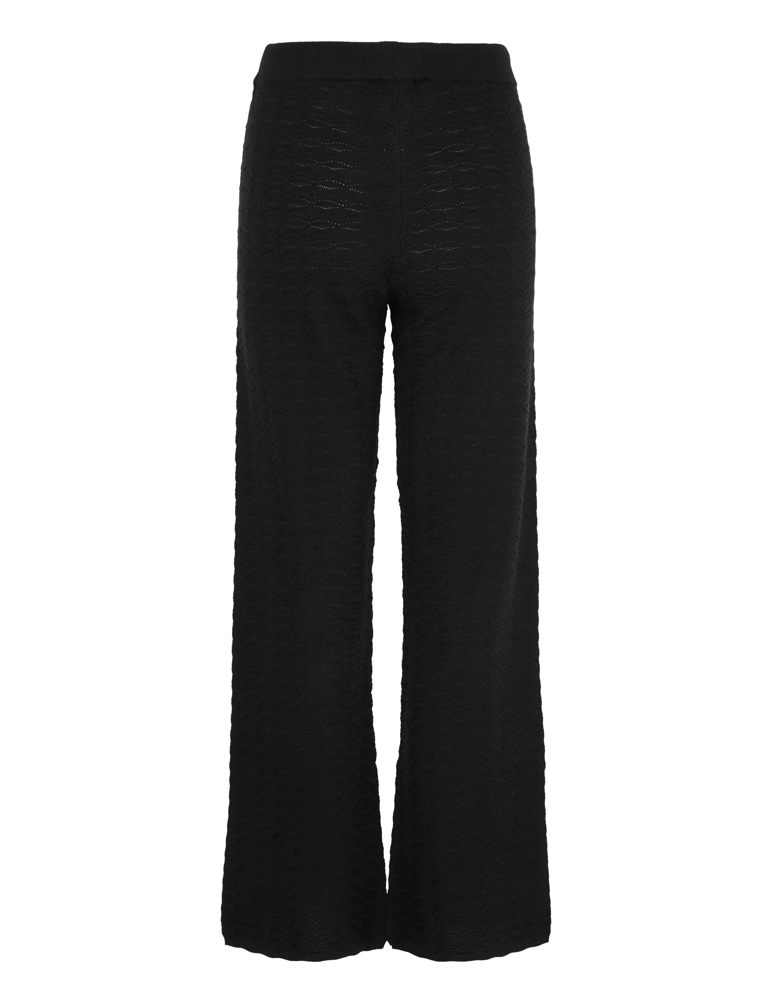 Rosemunde - RWSanna MW Straight Trousers - pyjamabroeken - black w/ black stripe - 2