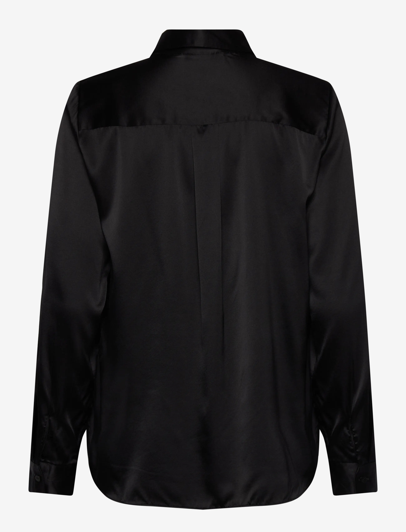 Rosemunde - RWJade Silk LS Shirt - pikkade varrukatega särgid - black - 2