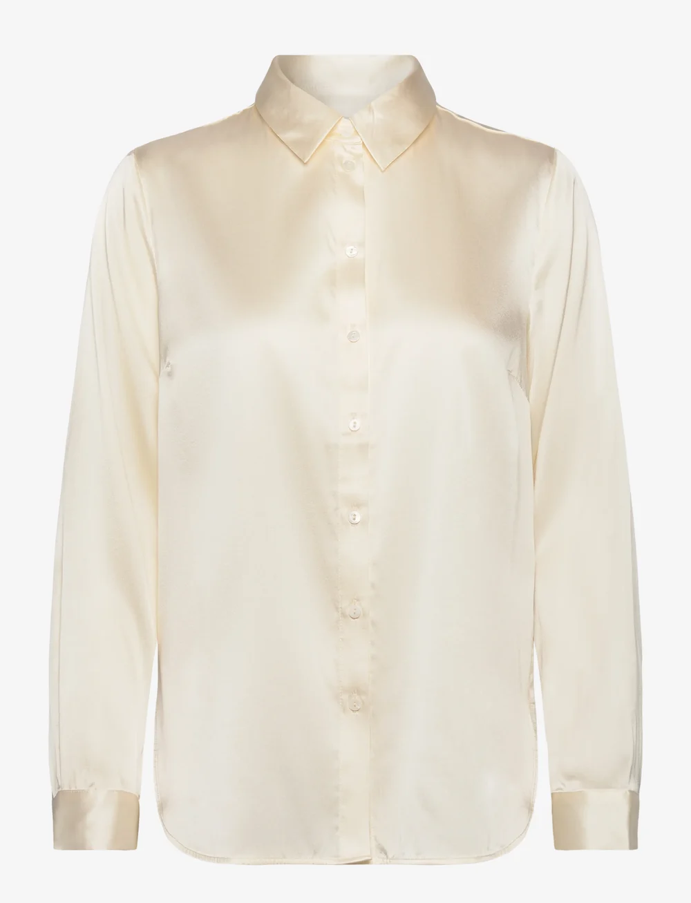 Rosemunde - RWJade Silk LS Shirt - pikkade varrukatega särgid - ivory - 0