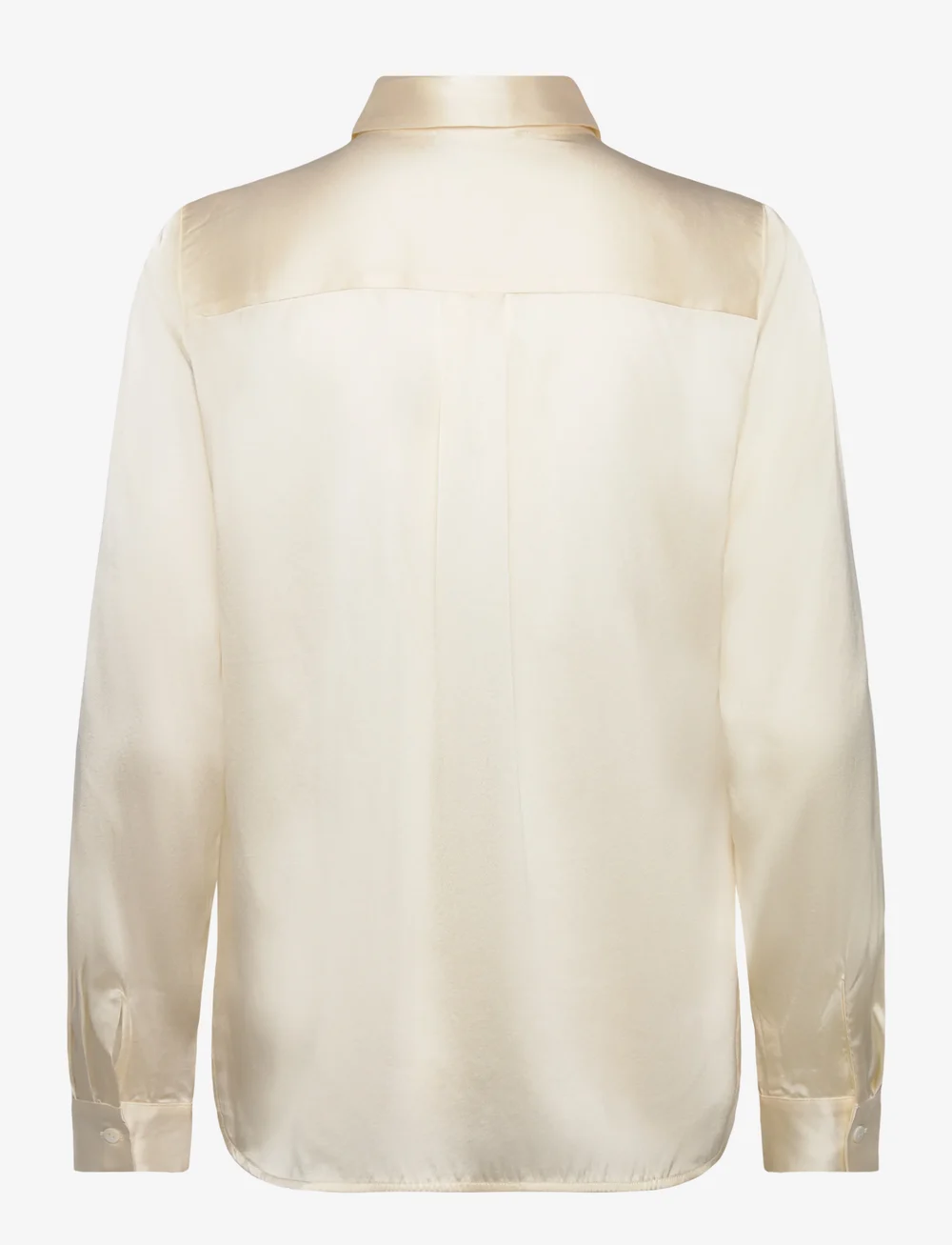 Rosemunde - RWJade Silk LS Shirt - långärmade skjortor - ivory - 1