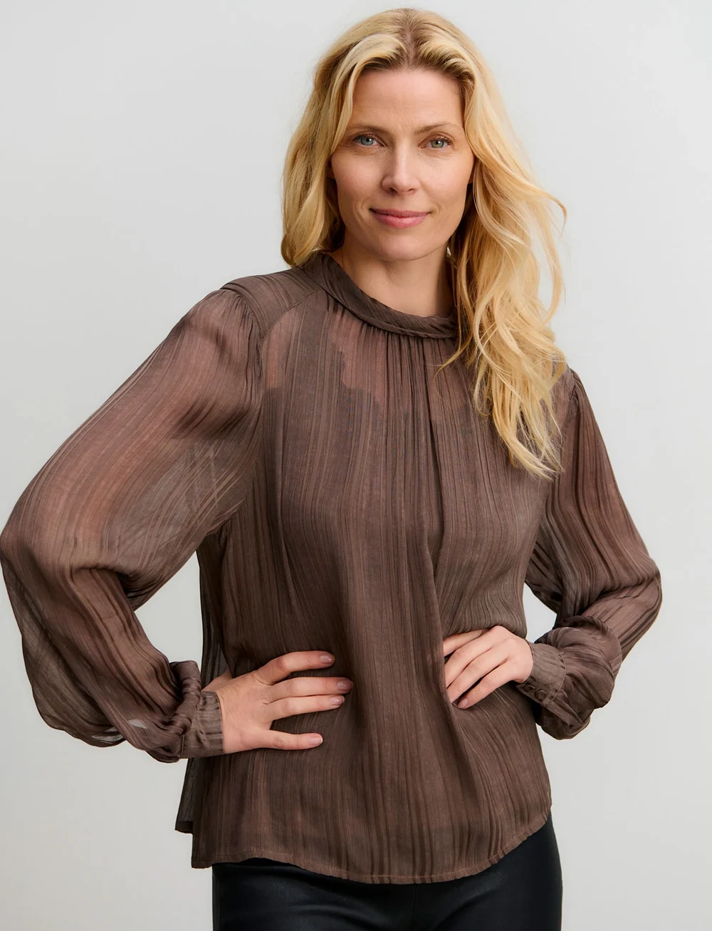 Rosemunde - RWGloria LS Blouse - langærmede bluser - falcon - 0