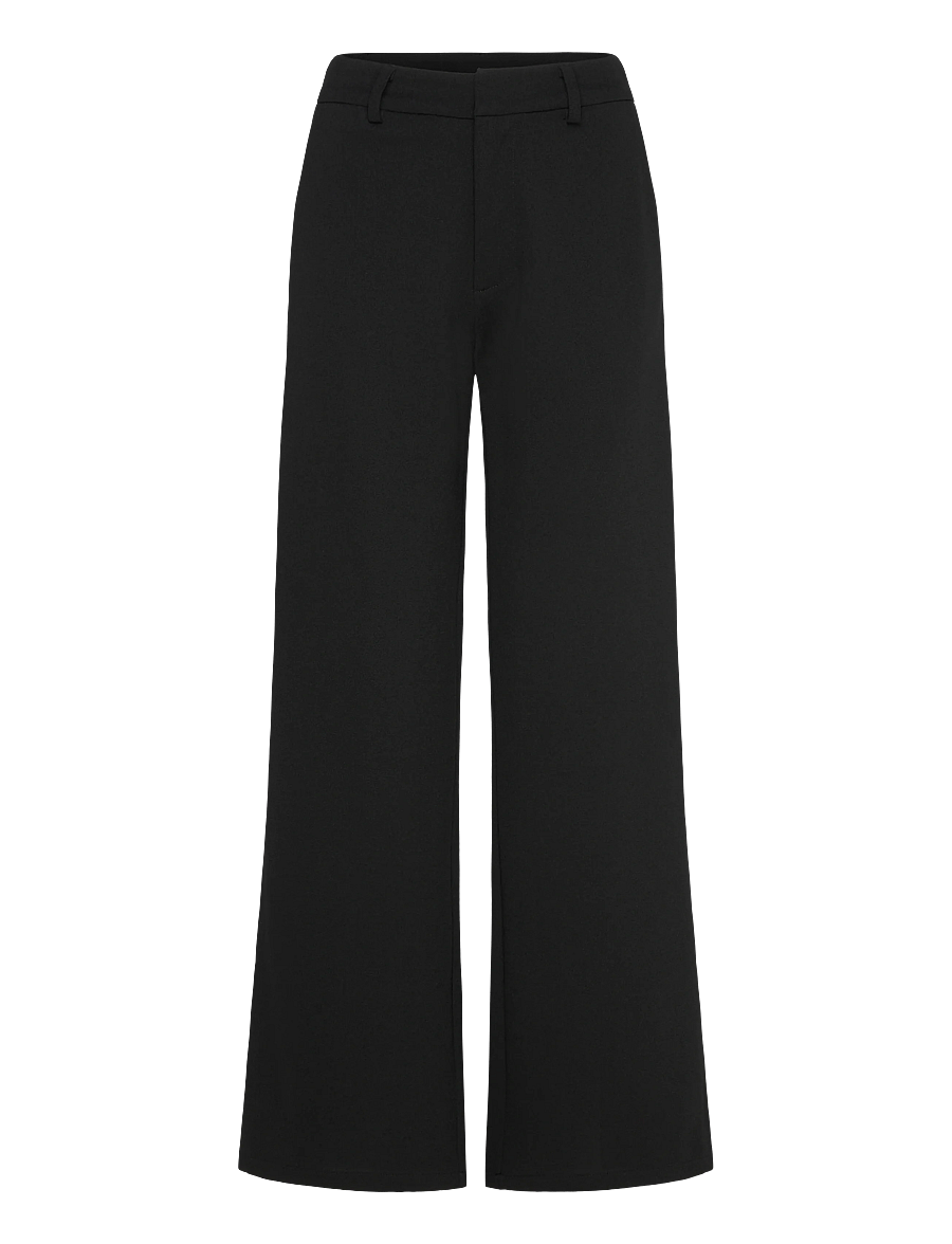 Rosemunde - RWFreya MW Straight Trousers - tailored trousers - black - 1
