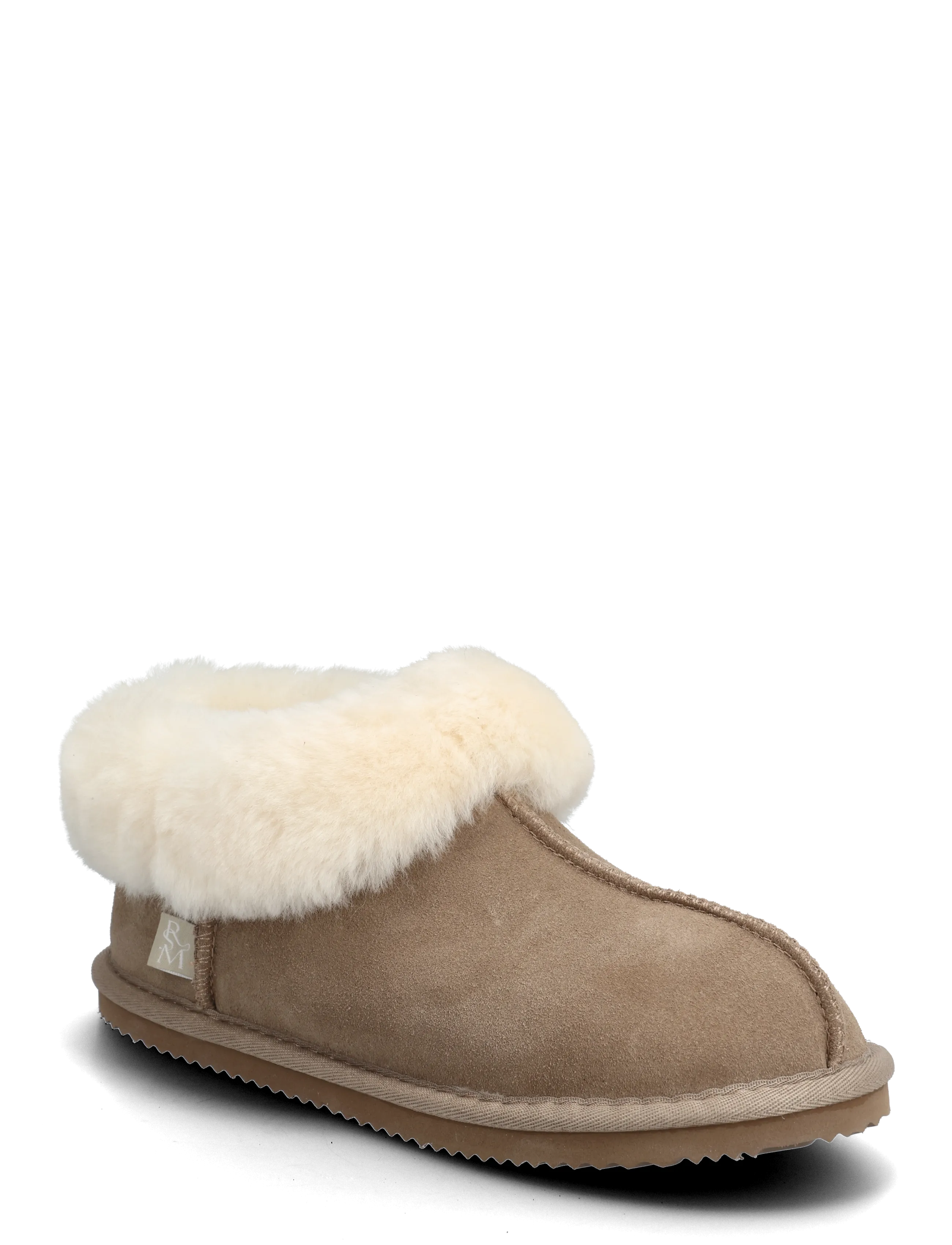 Rosemunde RHEvelyn Leather Closed Ankle Slipp - Tofflor - ELK BROWN / beige