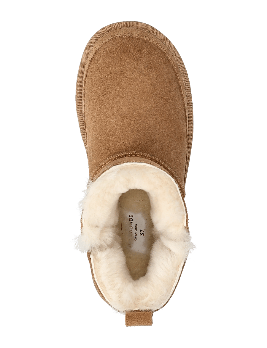 Rosemunde - RHEvelyn Leather Elastic Boot - bottines doublés teddy - almond - 4