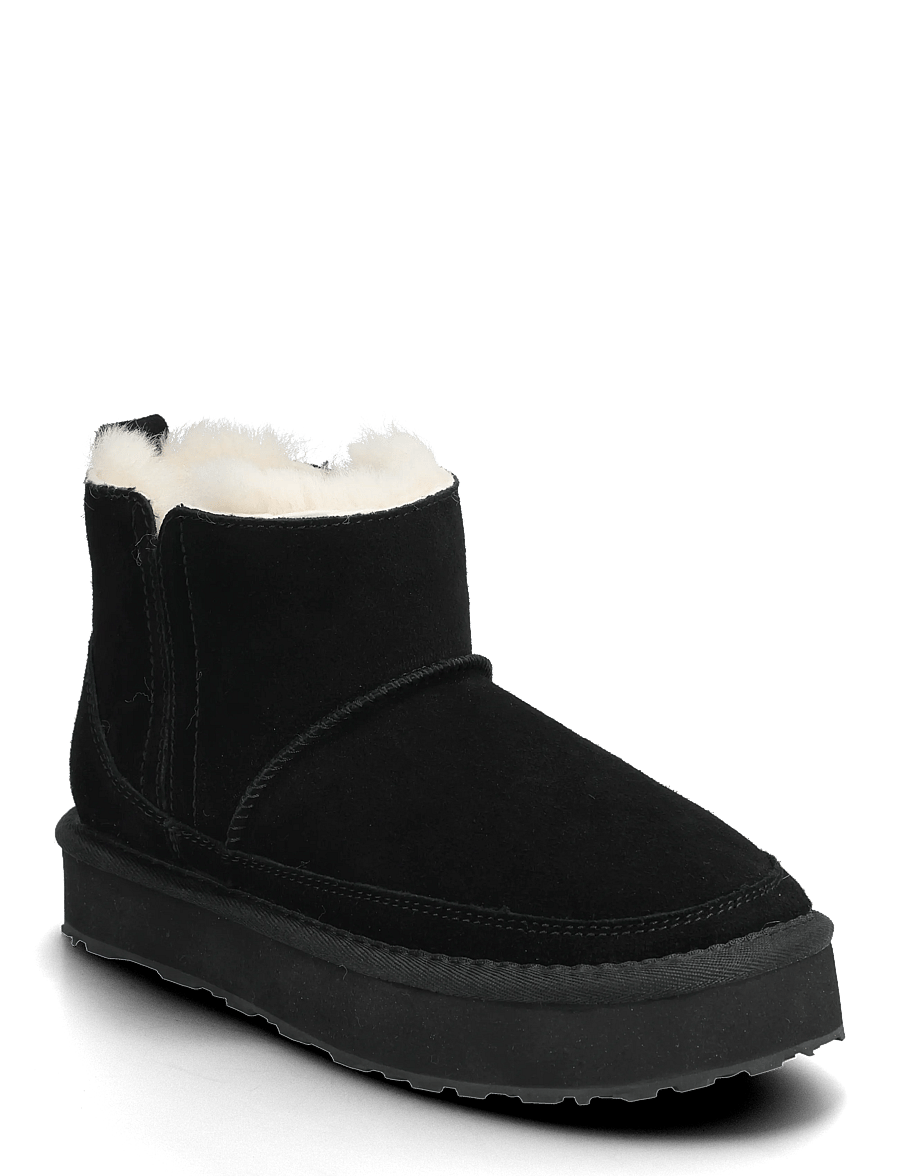 Rosemunde - RHEvelyn Leather Elastic Boot - teddy-stiefel - black - 1
