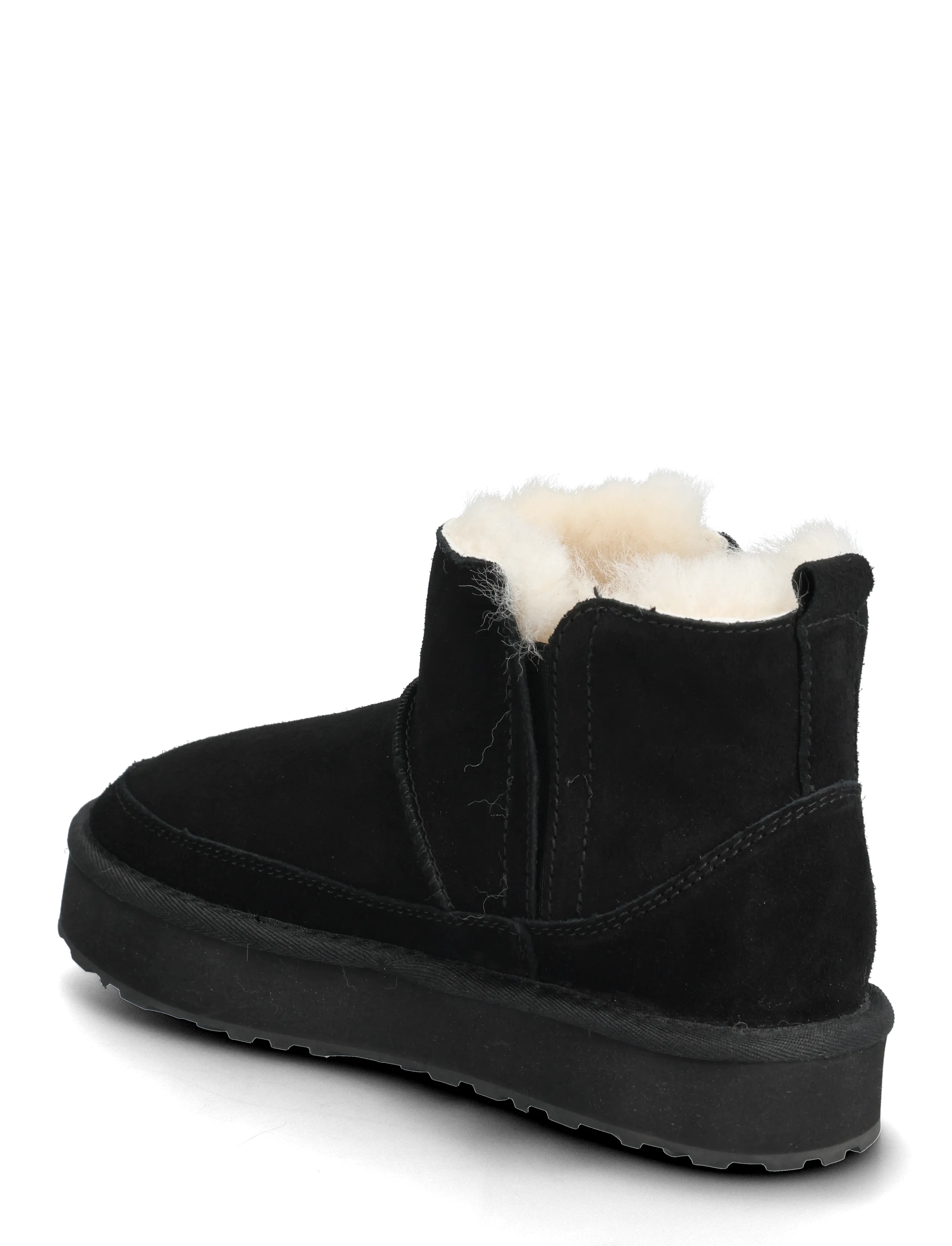 Rosemunde - RHEvelyn Leather Elastic Boot - teddy boots - black - 3