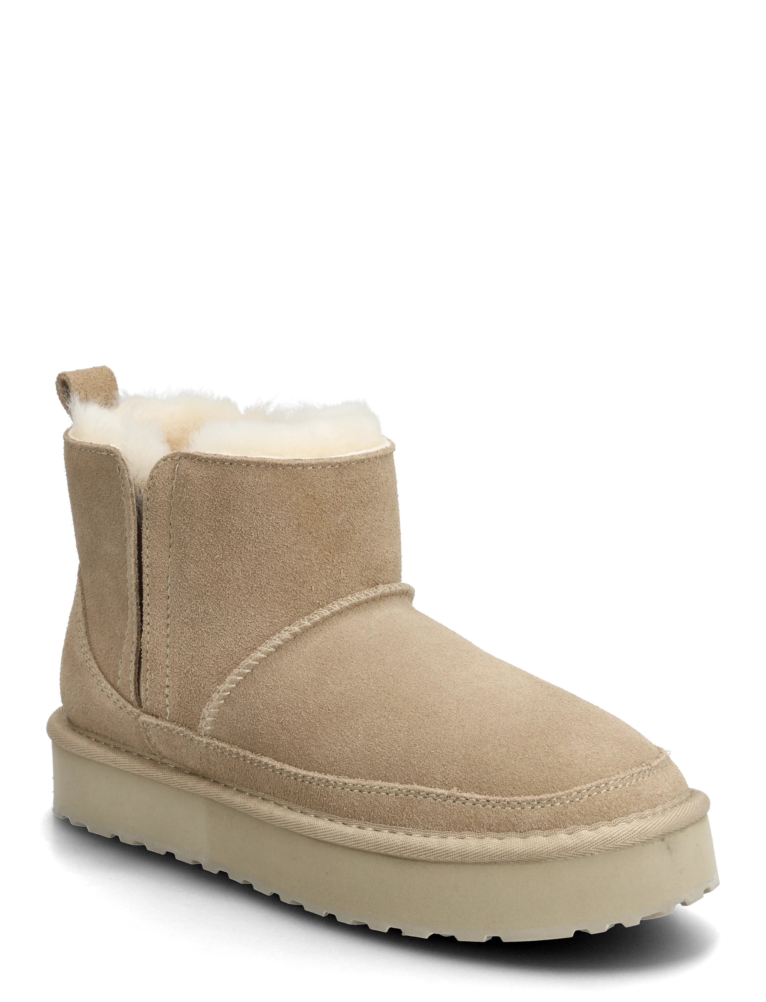 Rosemunde RHEvelyn Leather Elastic Boot - Talvikengät - TAUPE / beige