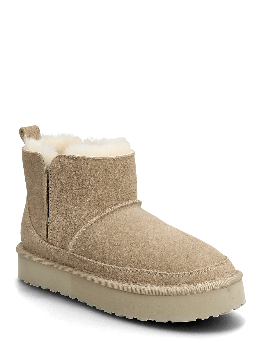 Rosemunde - RHEvelyn Leather Elastic Boot - teddy-stiefel - taupe - 1