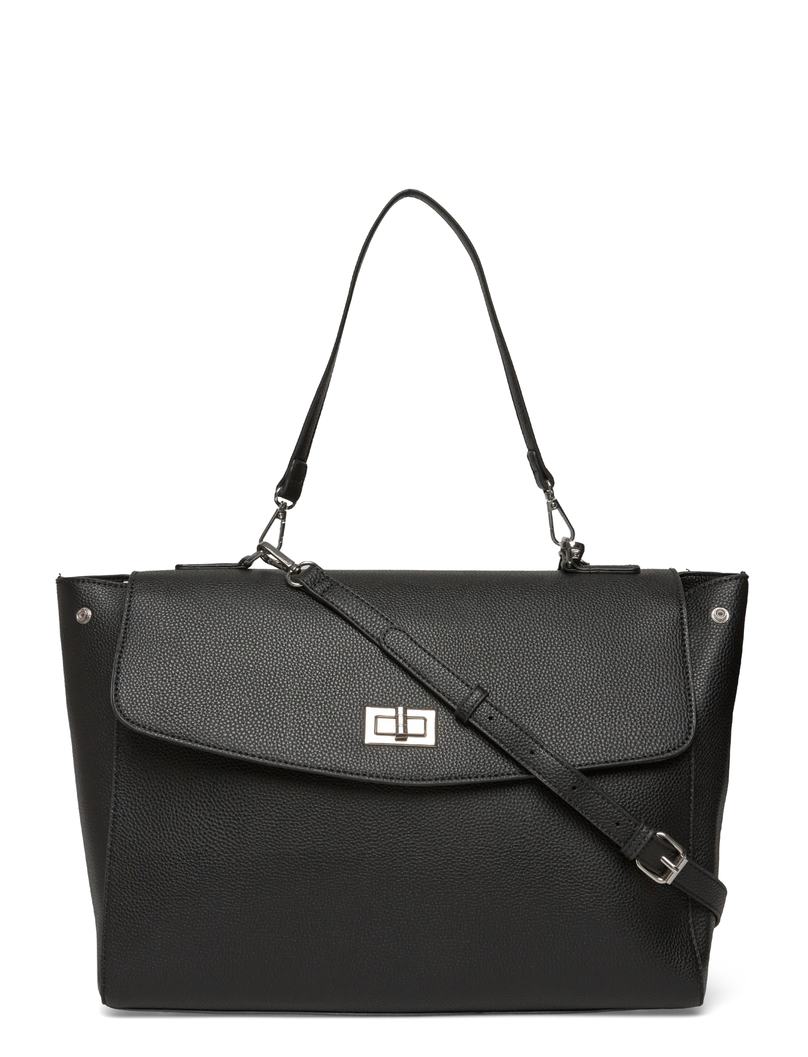 Rosemunde Rbsanya Large Working Bag, Kvinder, Klap Arbejdstaske, Sort, Str: ONE SIZE