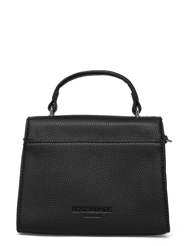 Rosemunde - RBSanya Medium Top Handle Bag - shoulder bags - black silver - 1
