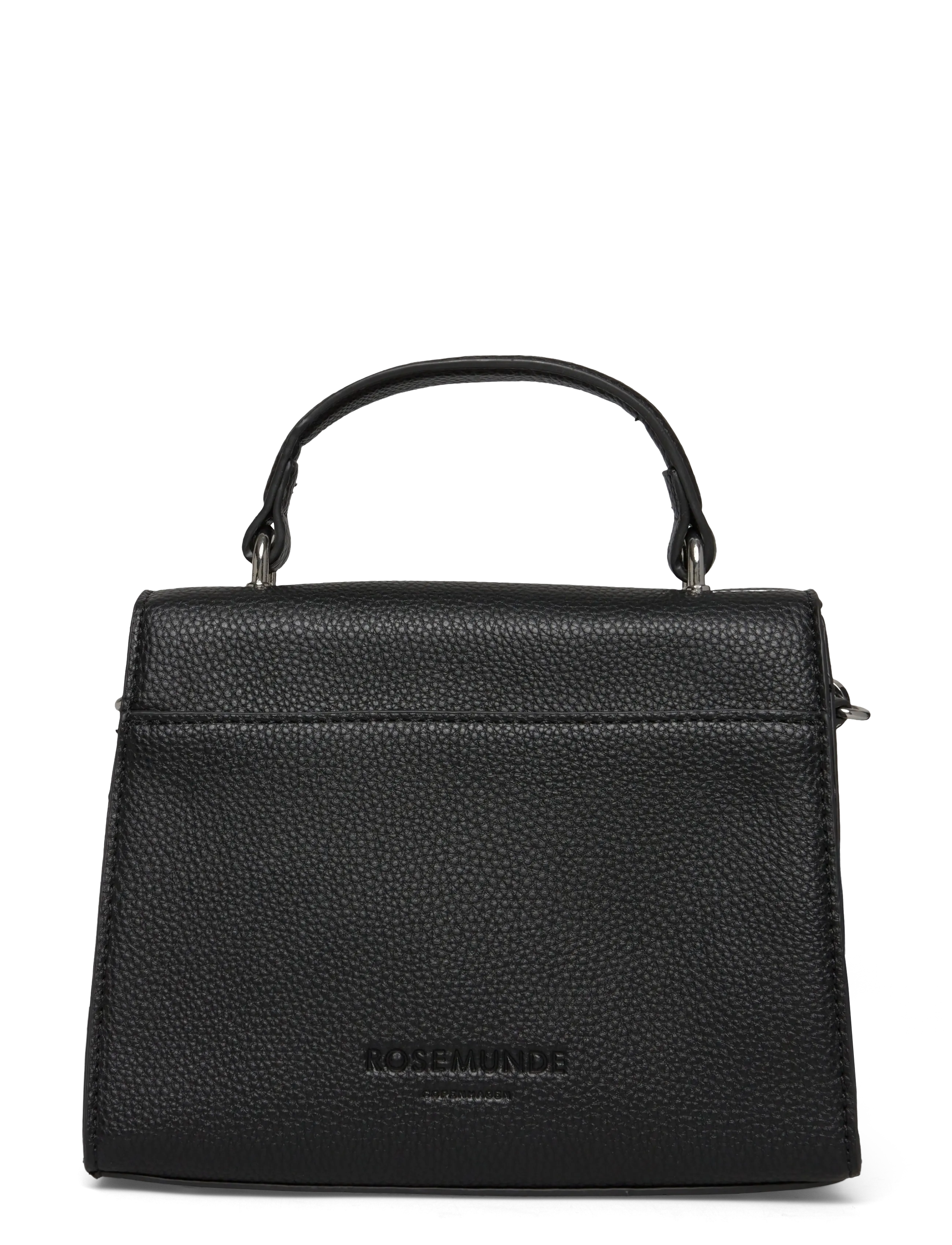 Rosemunde - RBSanya Medium Top Handle Bag - black silver - 1