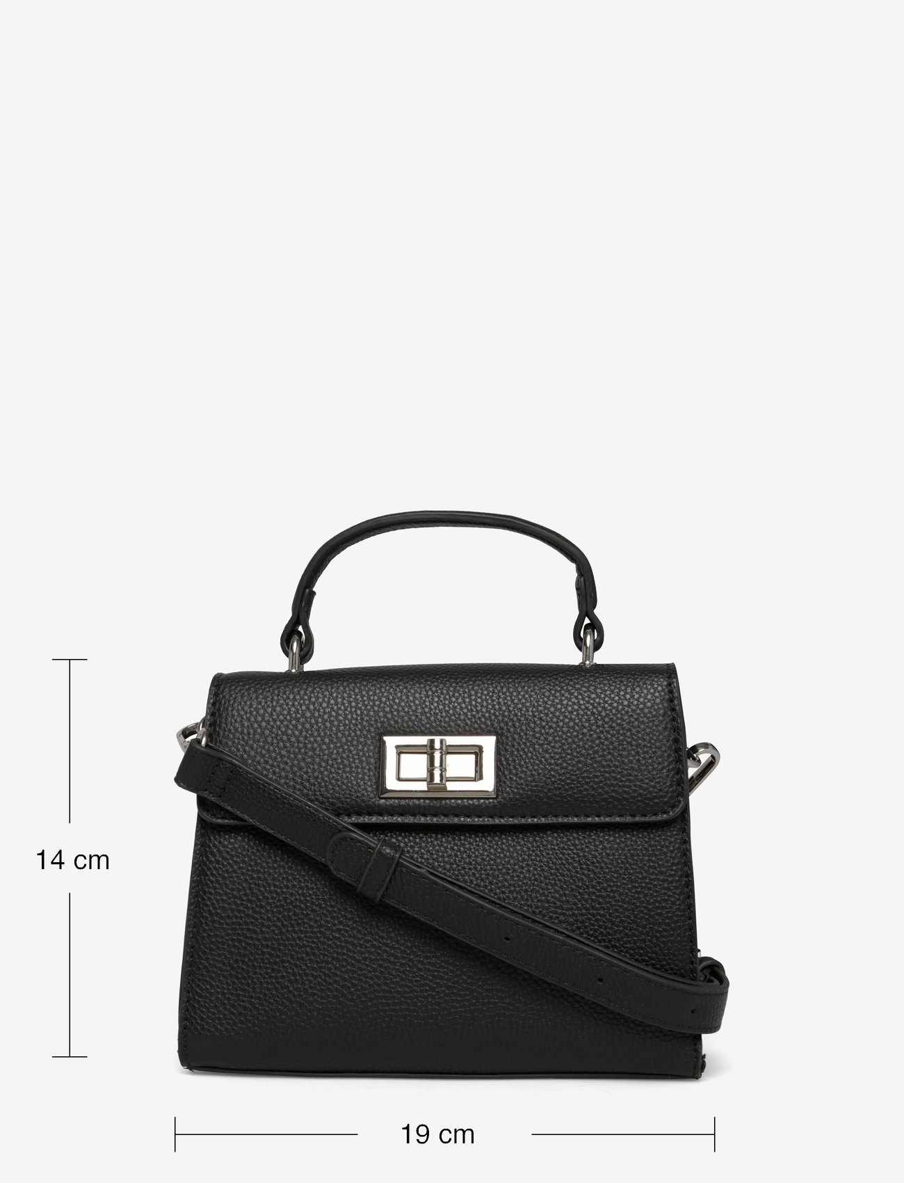 Rosemunde - RBSanya Medium Top Handle Bag - speciella tillfällen - black silver - 3