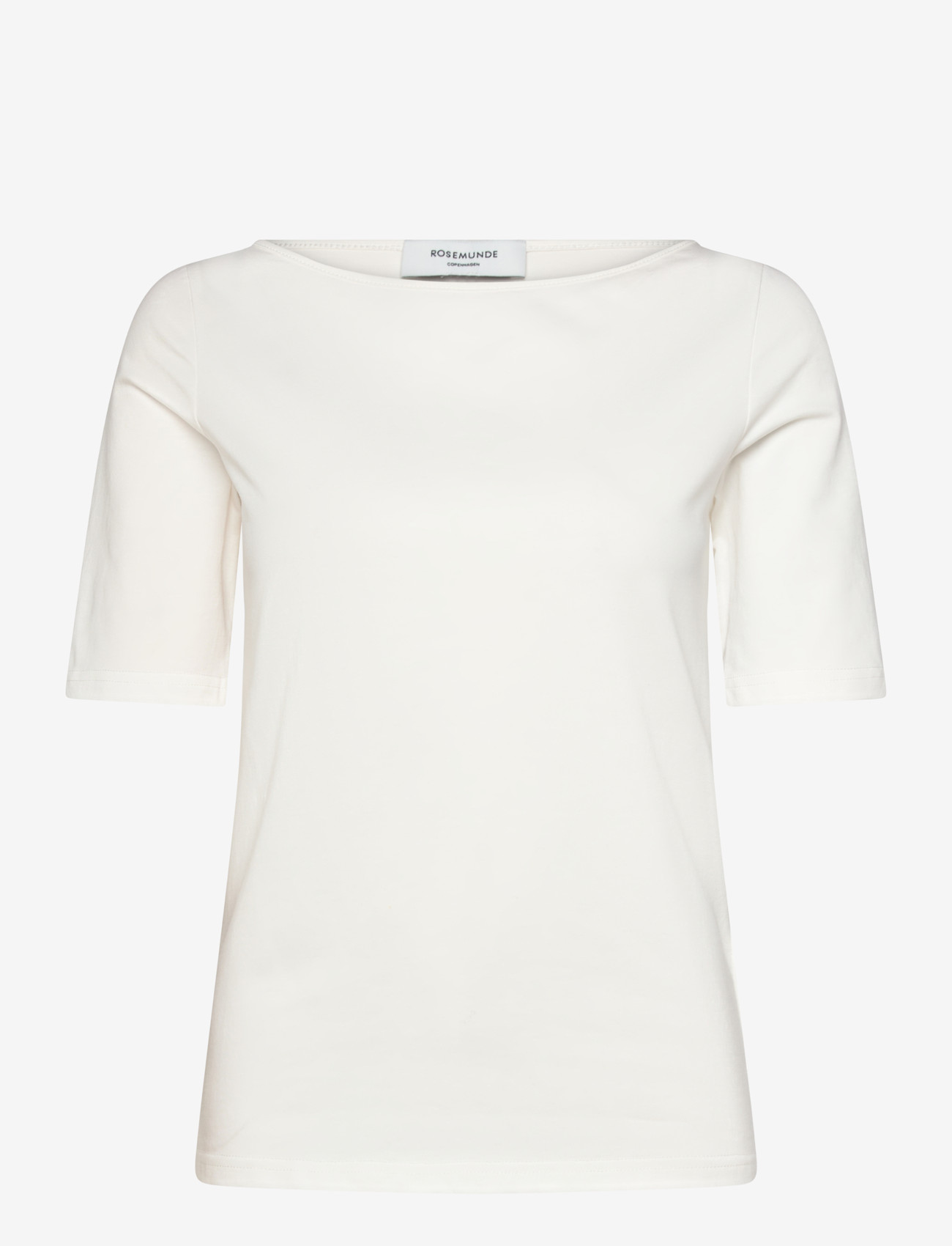 Rosemunde - RWNatali 2/4 Boatneck T-shirt - t-shirts - cloud dancer - 0