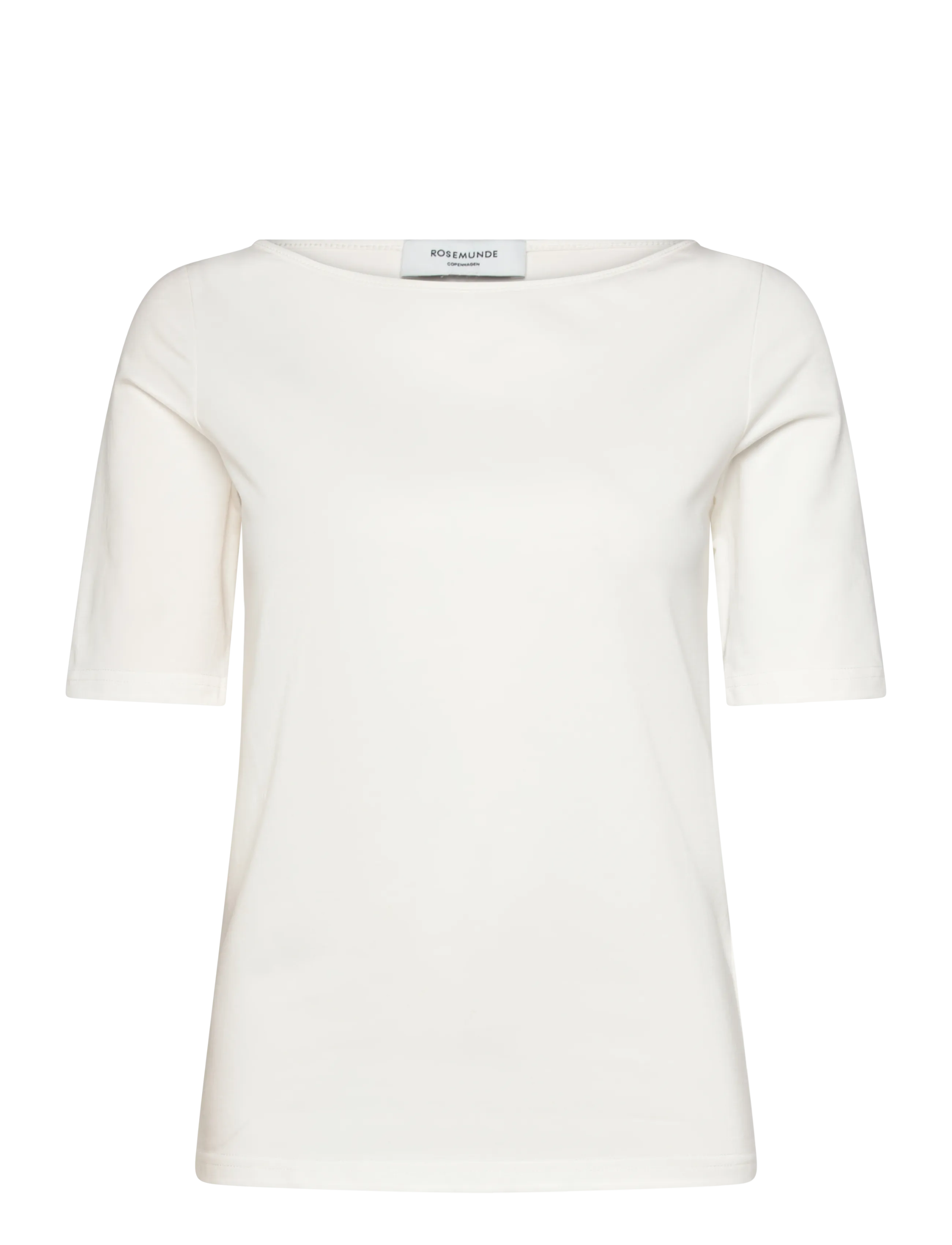Rosemunde RWNatali 2/4 Boatneck T-shirt - Klær - CLOUD DANCER / white