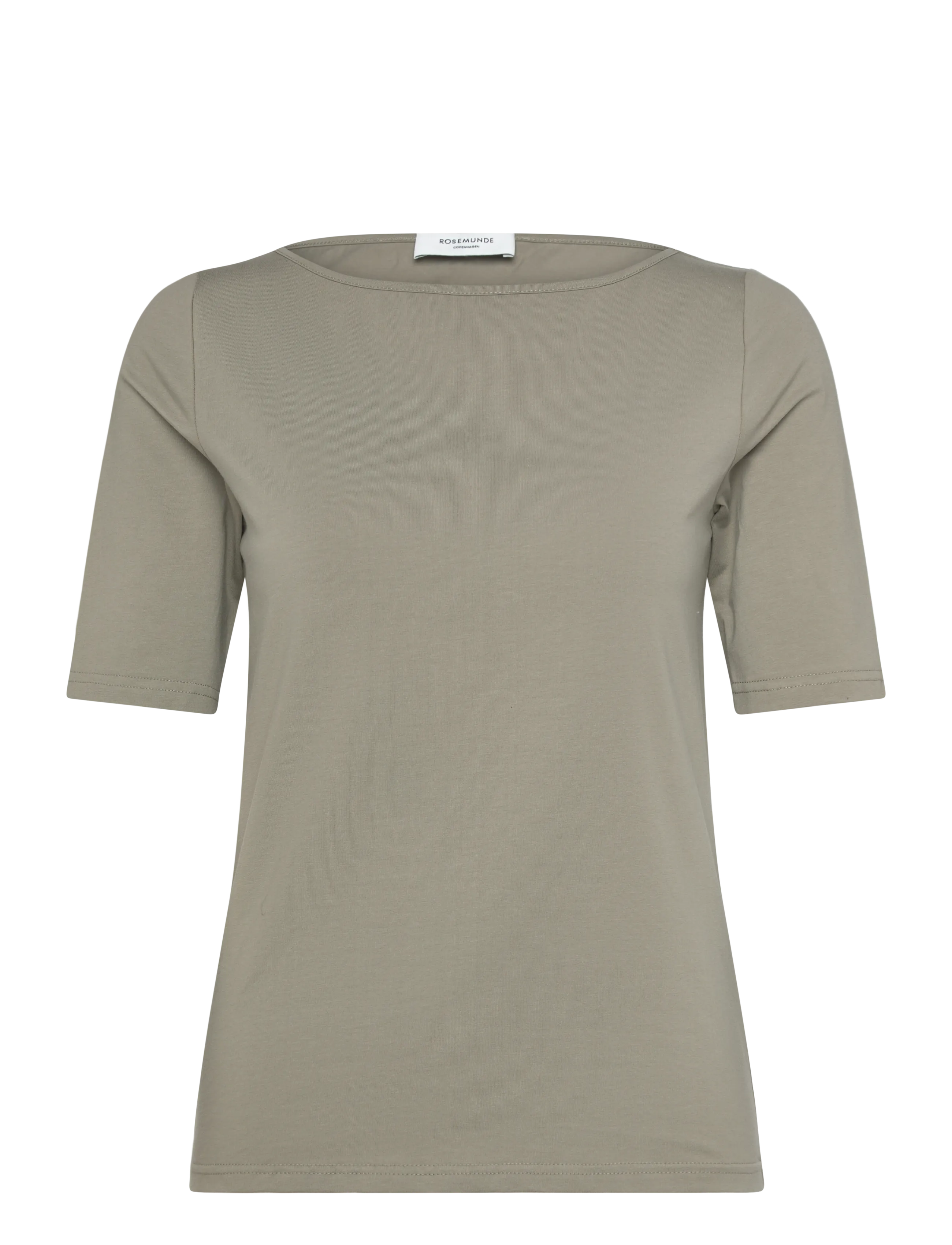 Rosemunde RWNatali 2/4 Boatneck T-shirt - T-shirts - DRIED SAGE / khaki/green