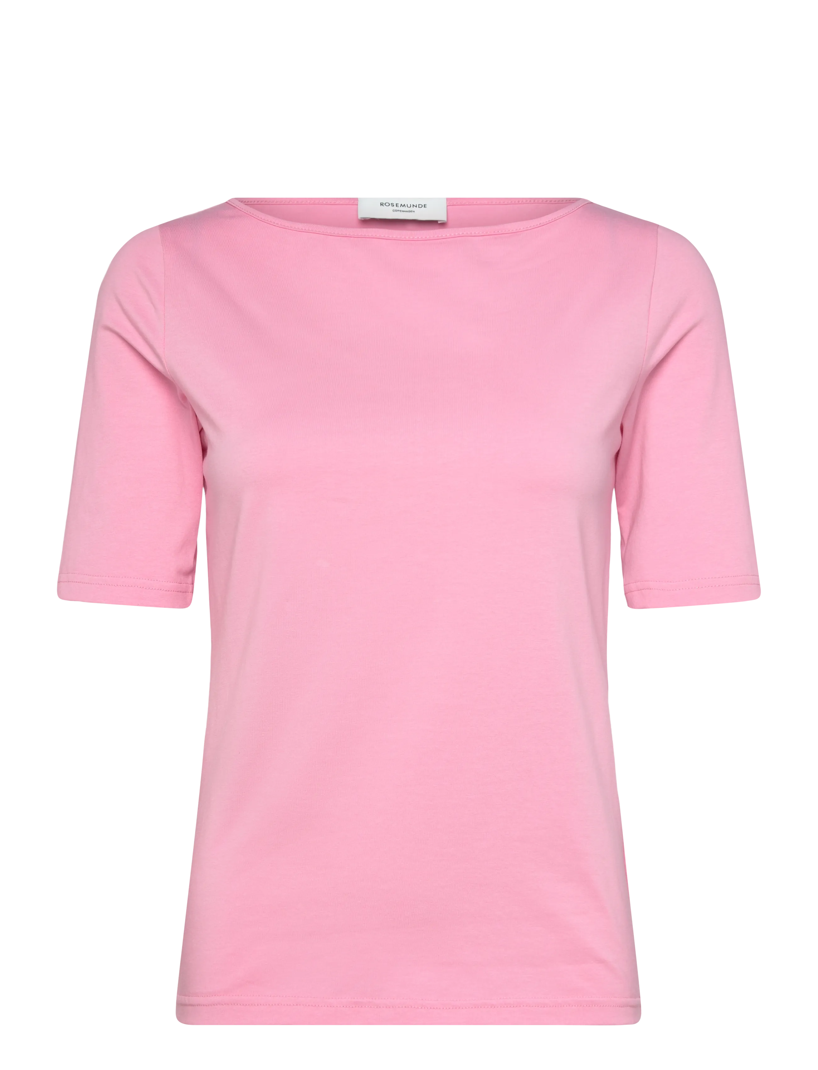 Rosemunde RWNatali 2/4 Boatneck T-shirt - T-shirts - SEA PINK / pink/rose