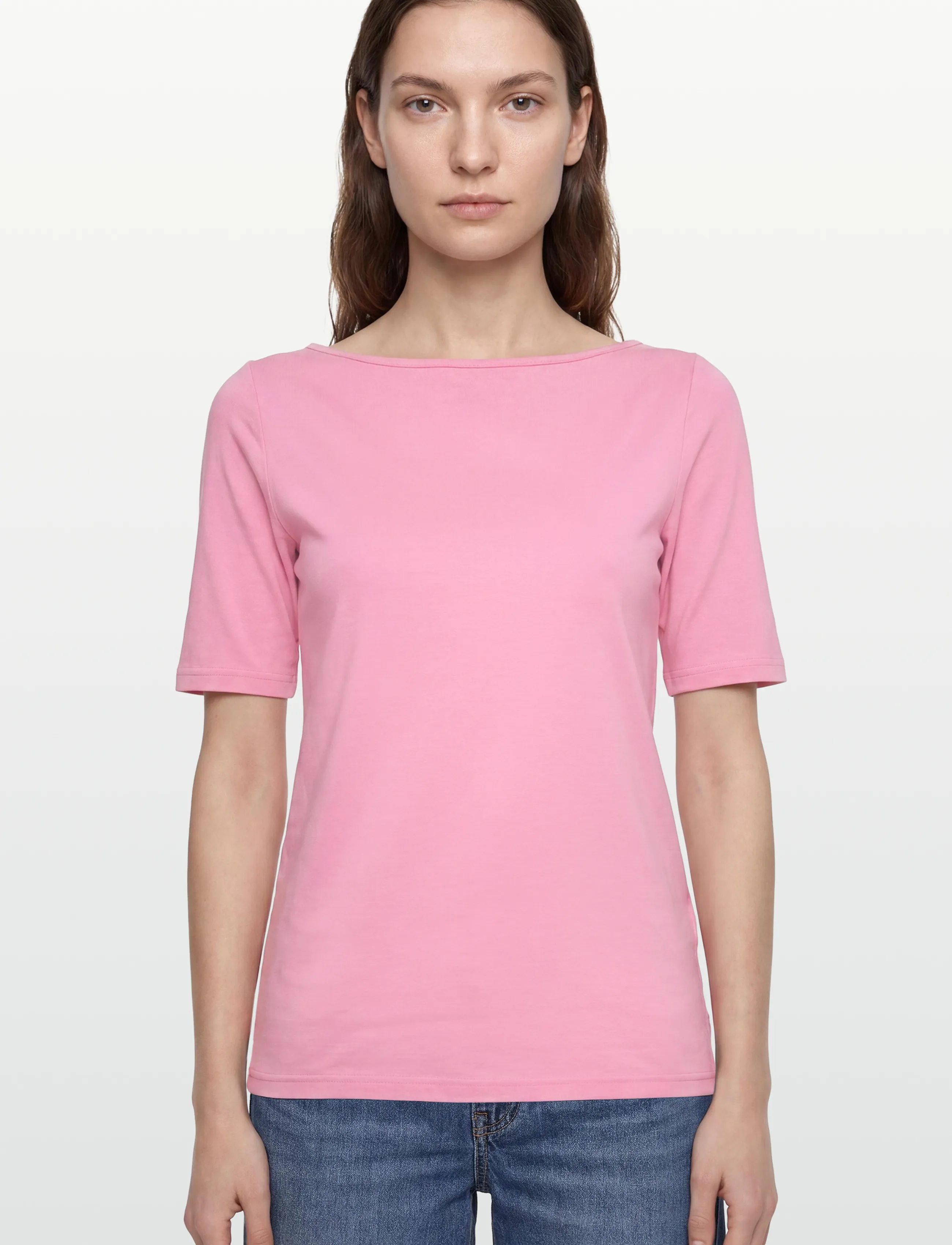 Rosemunde - RWNatali 2/4 Boatneck T-shirt - t-shirts - sea pink - 3