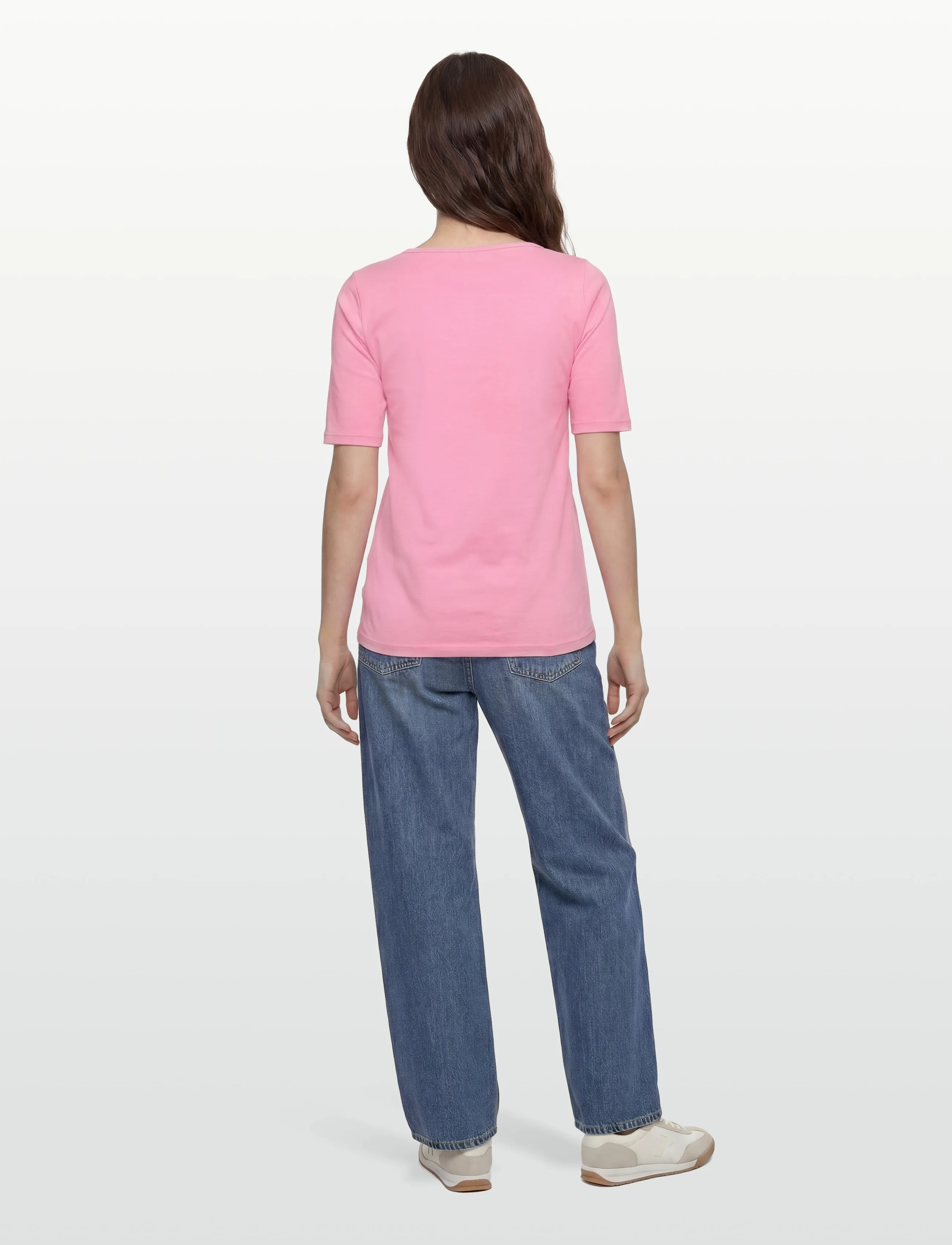 Rosemunde - RWNatali 2/4 Boatneck T-shirt - t-shirts - sea pink - 4
