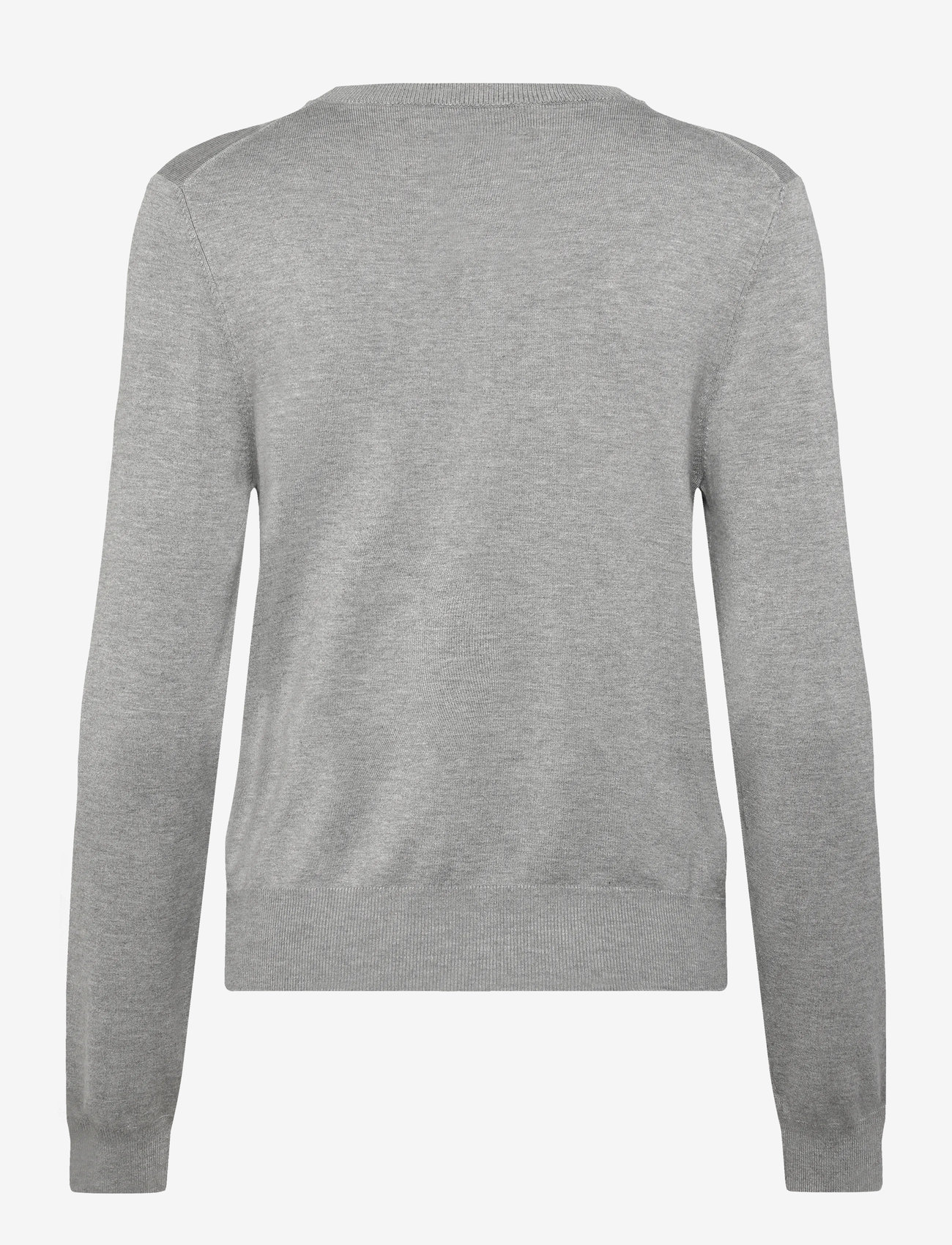 Rosemunde - RWDenise LS Regular Cardigan - cardigans - light grey melange - 1