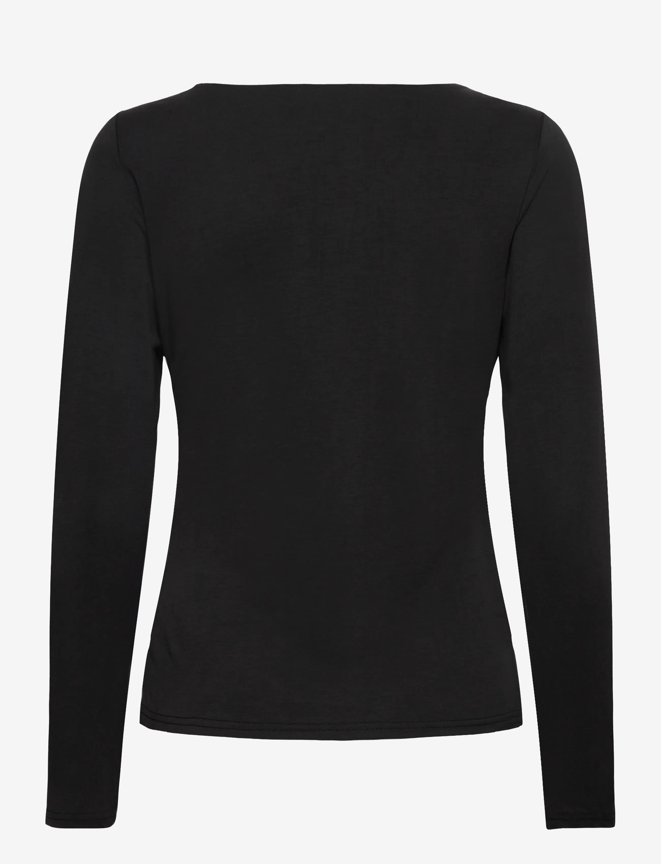 Rosemunde - RWElma Modal V-neck T-shirt - Överdelar - black - 1