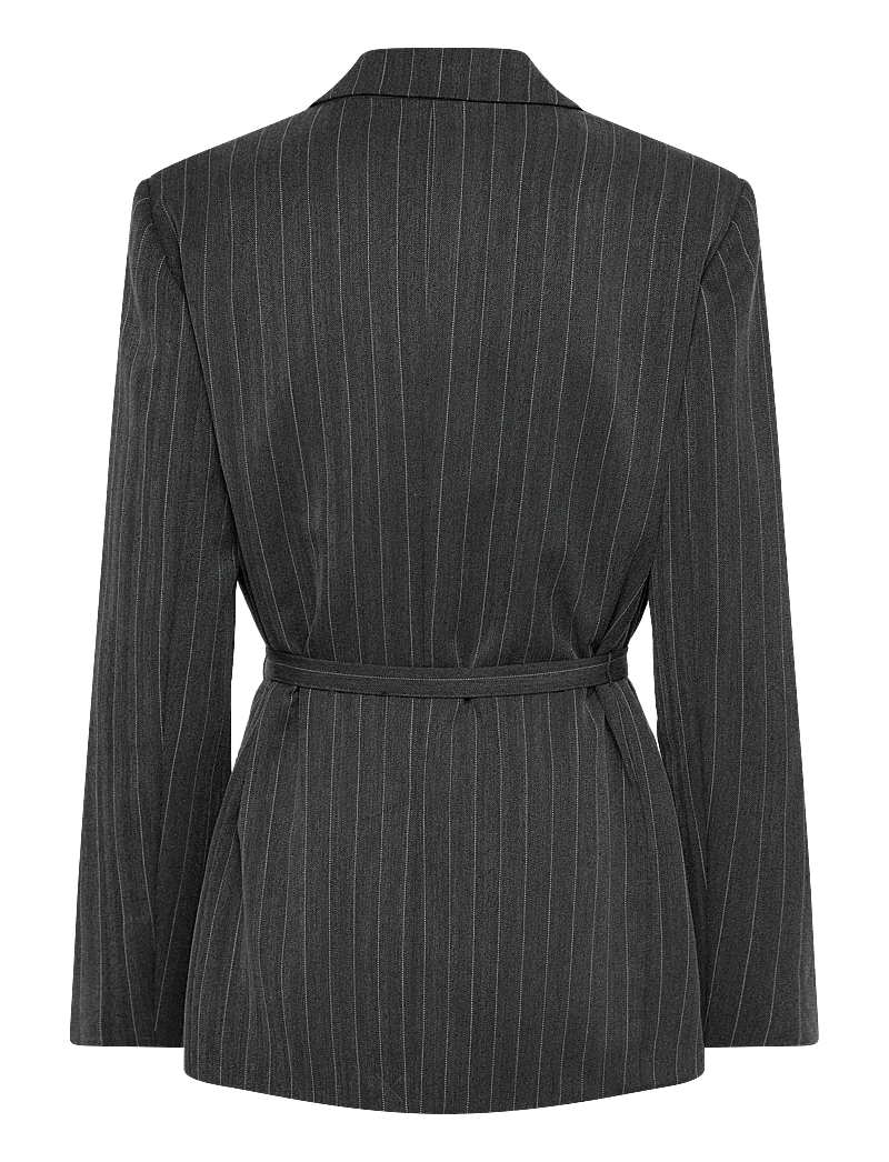Rosemunde - RWPin LS Blazer - vööga bleiserid - grey pinstripe - 2