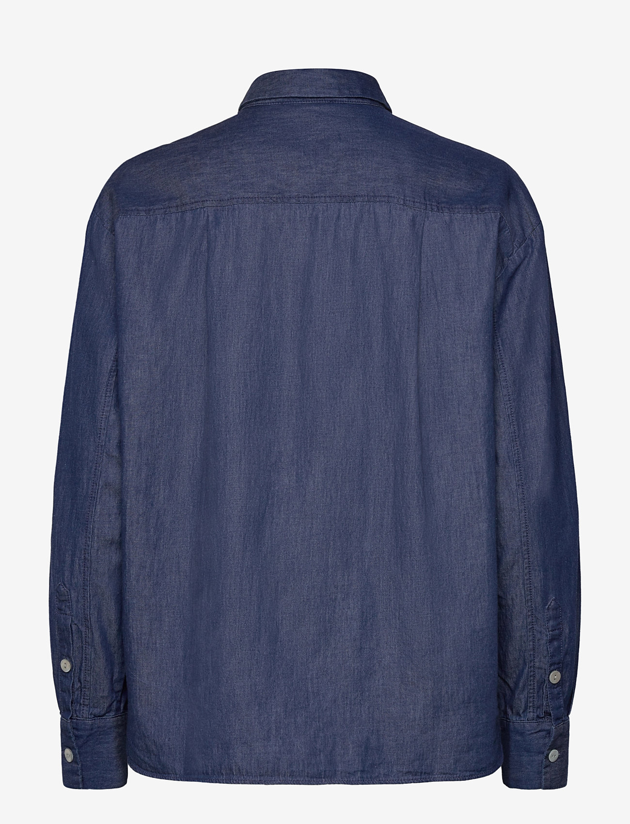 Rosemunde - RWLaila Denim LS Regular Shirt - langærmede bluser - denim blue - 1
