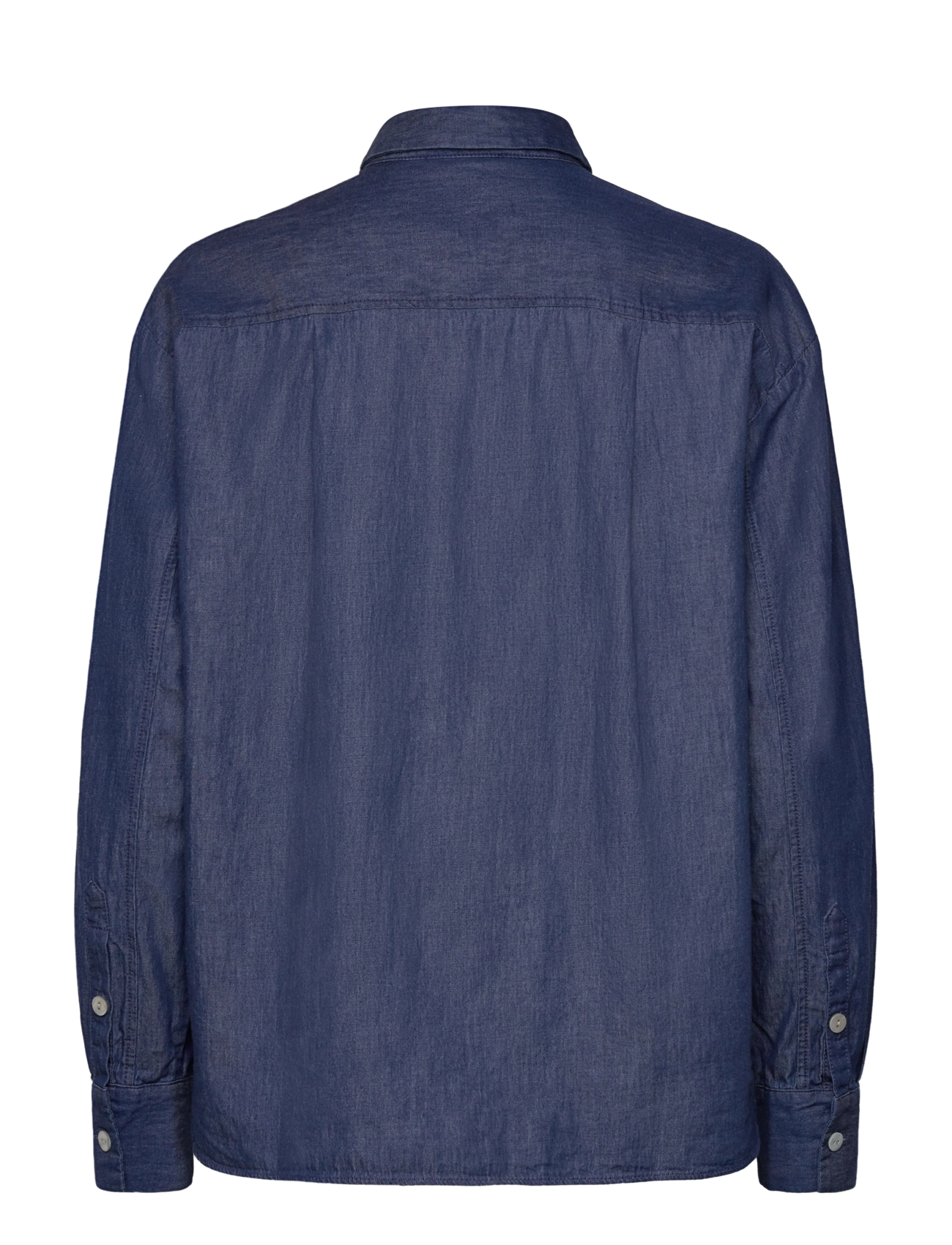 Rosemunde - RWLaila Denim LS Regular Shirt - langærmede bluser - denim blue - 1