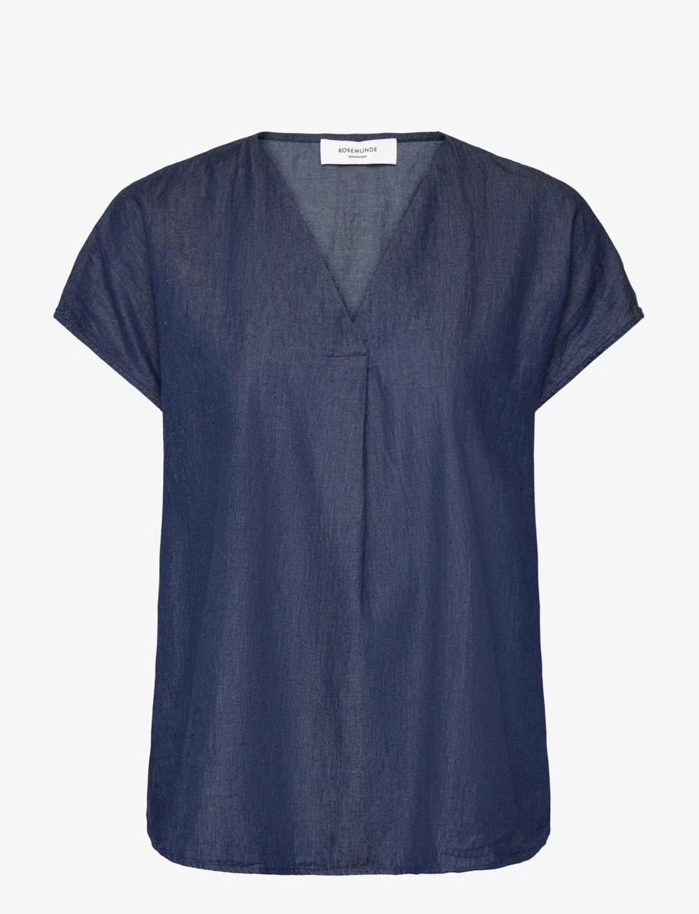 Rosemunde - RWLaila Denim SL Regular Shirt - kortærmede bluser - denim blue - 0