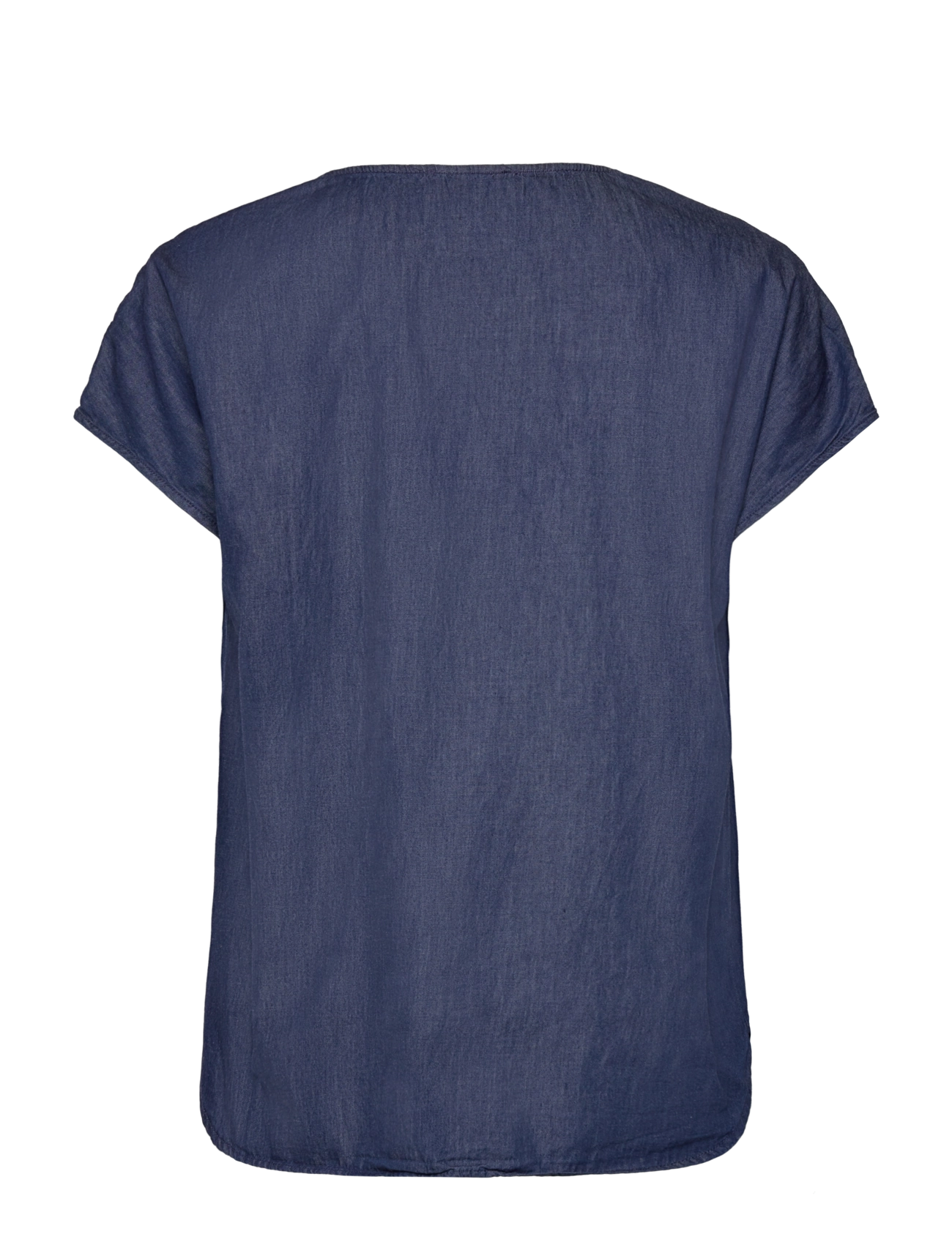 Rosemunde - RWLaila Denim SL Regular Shirt - blūzes ar īsām piedurknēm - denim blue - 1