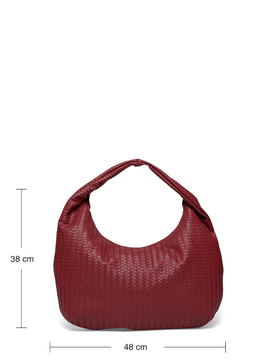 Rosemunde - RBRemi Medium Shoulder Bag - everyday style - cranberry black oxid - 3