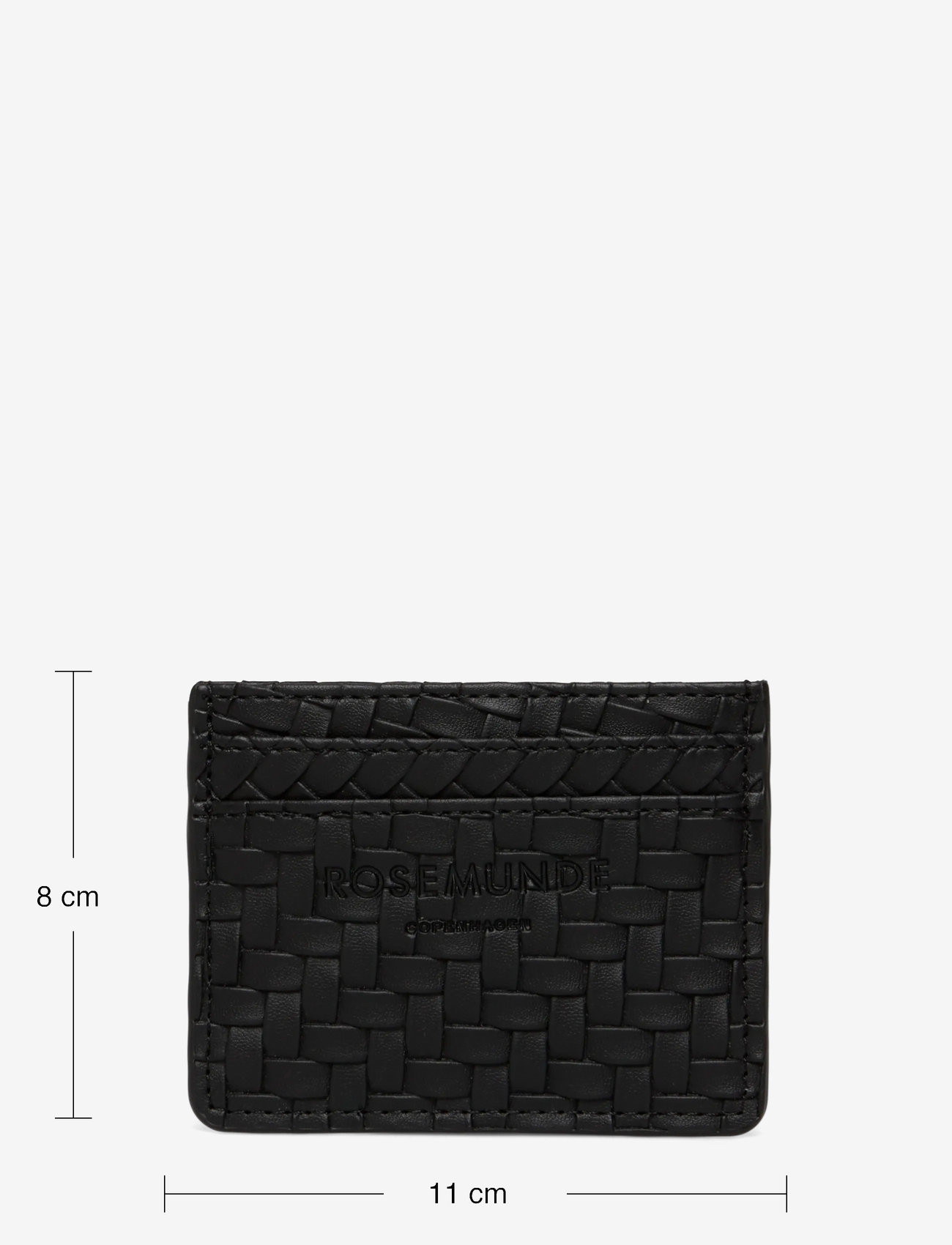 Rosemunde - RBRemi Card Holder - kortholdere - black silver - 3