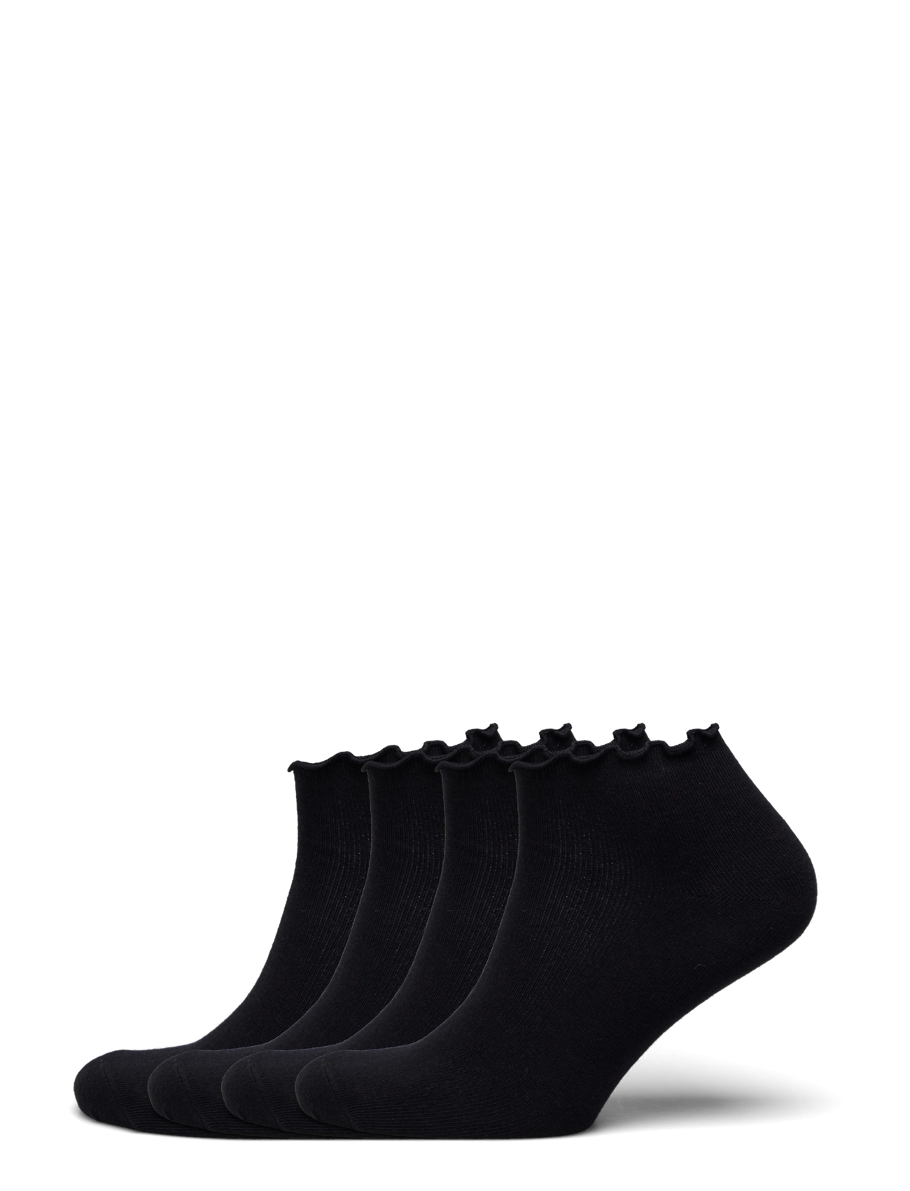 Rosemunde RHAtlanta Footie Socks - 4-pack - Ankelstrumpor - BLACK / black