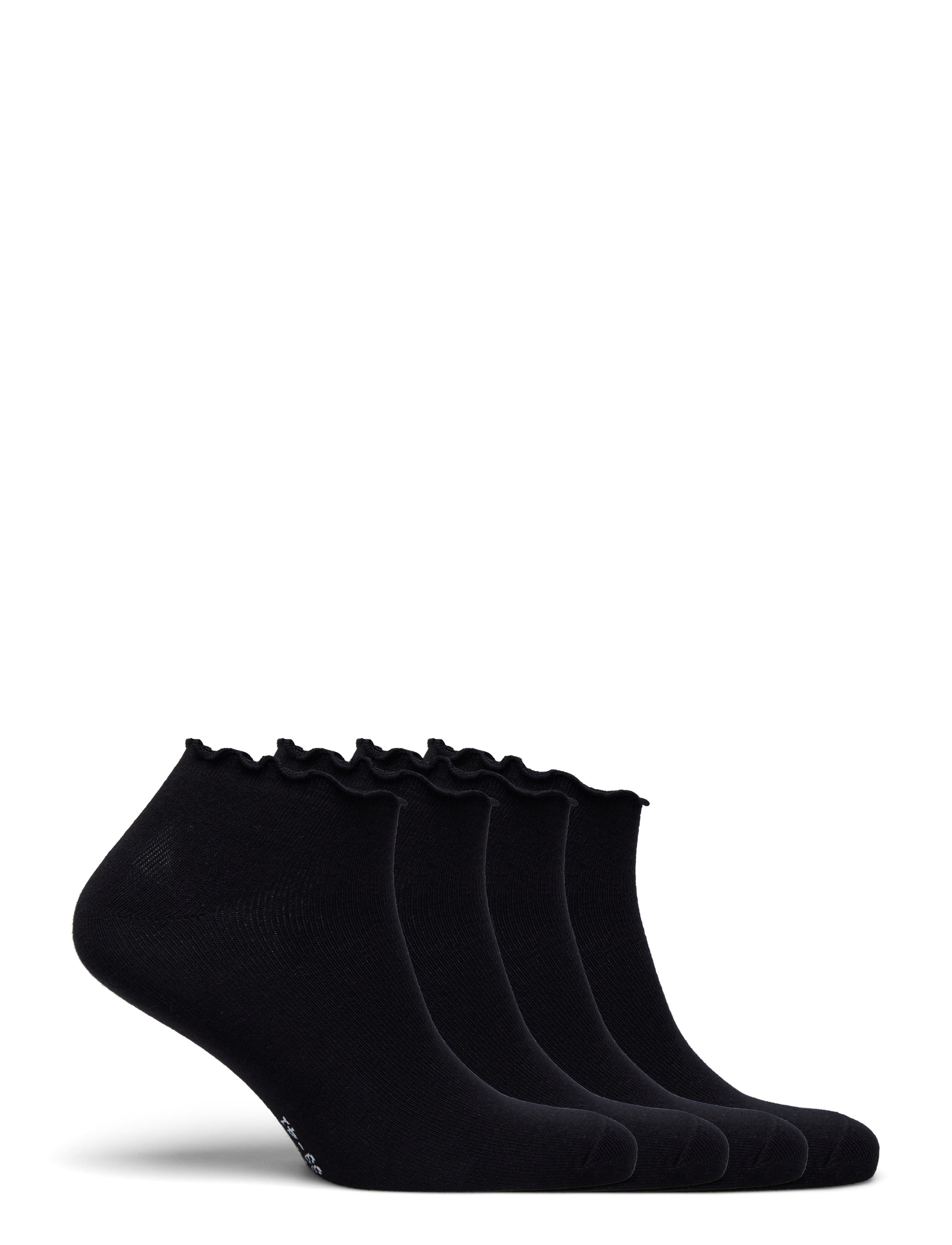 Rosemunde - RHAtlanta Footie Socks - 4-pack - ankelstrumpor - black - 1